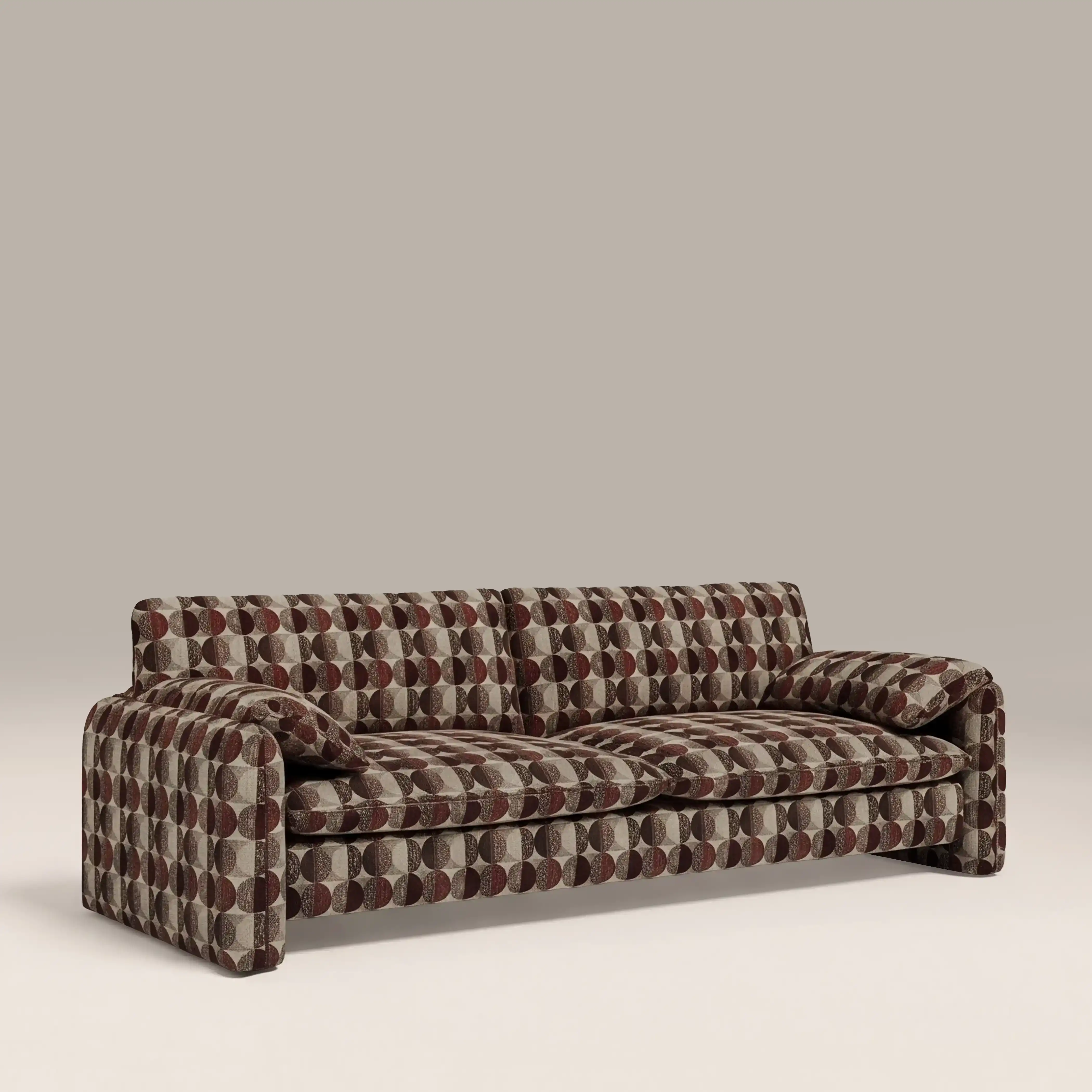 Haven 3 Seater Sofa | Multicolour Orbis Patterned Fabric - Image 2