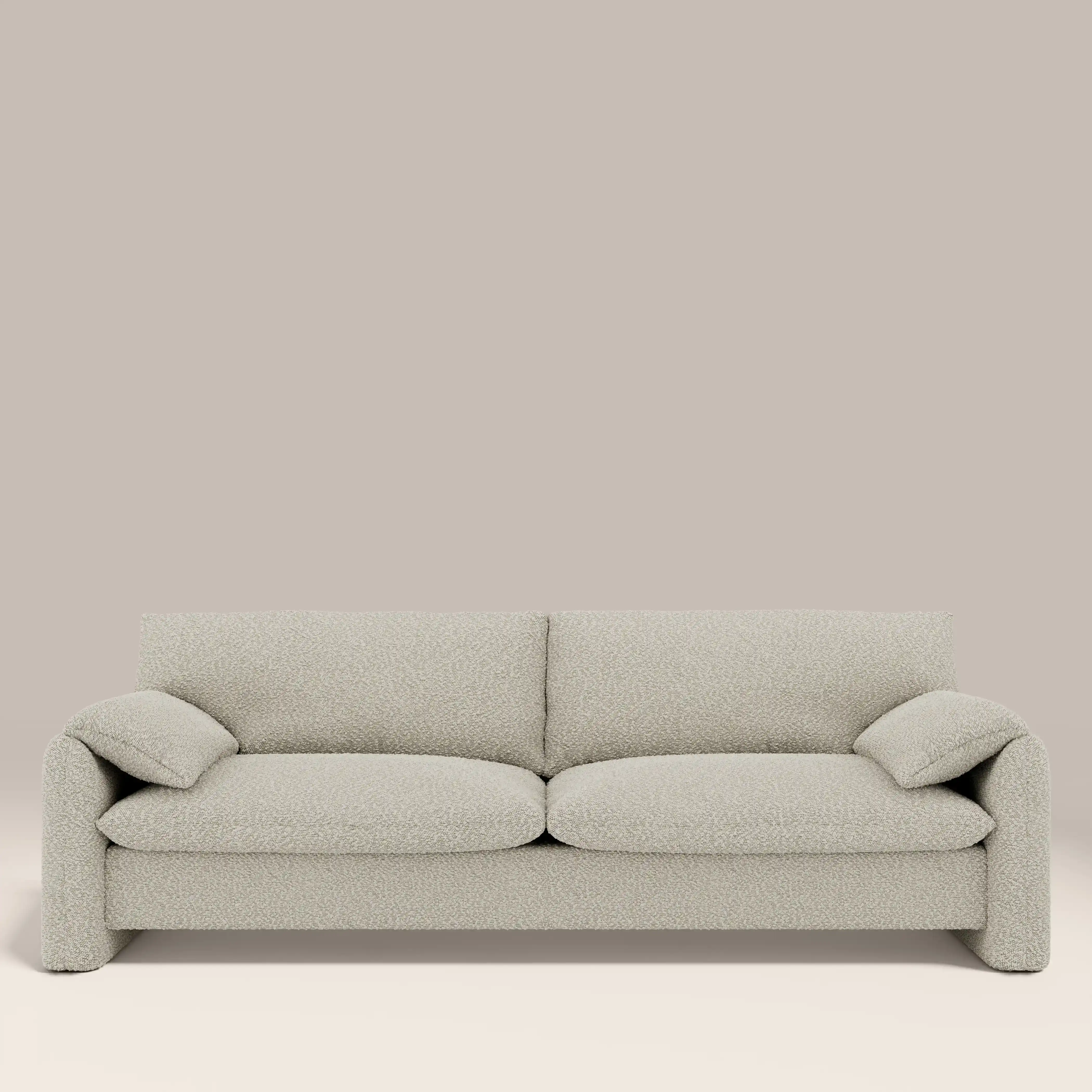 Haven 3 Seater Sofa | Speckled Stone Sustainable Boucle - Image 2