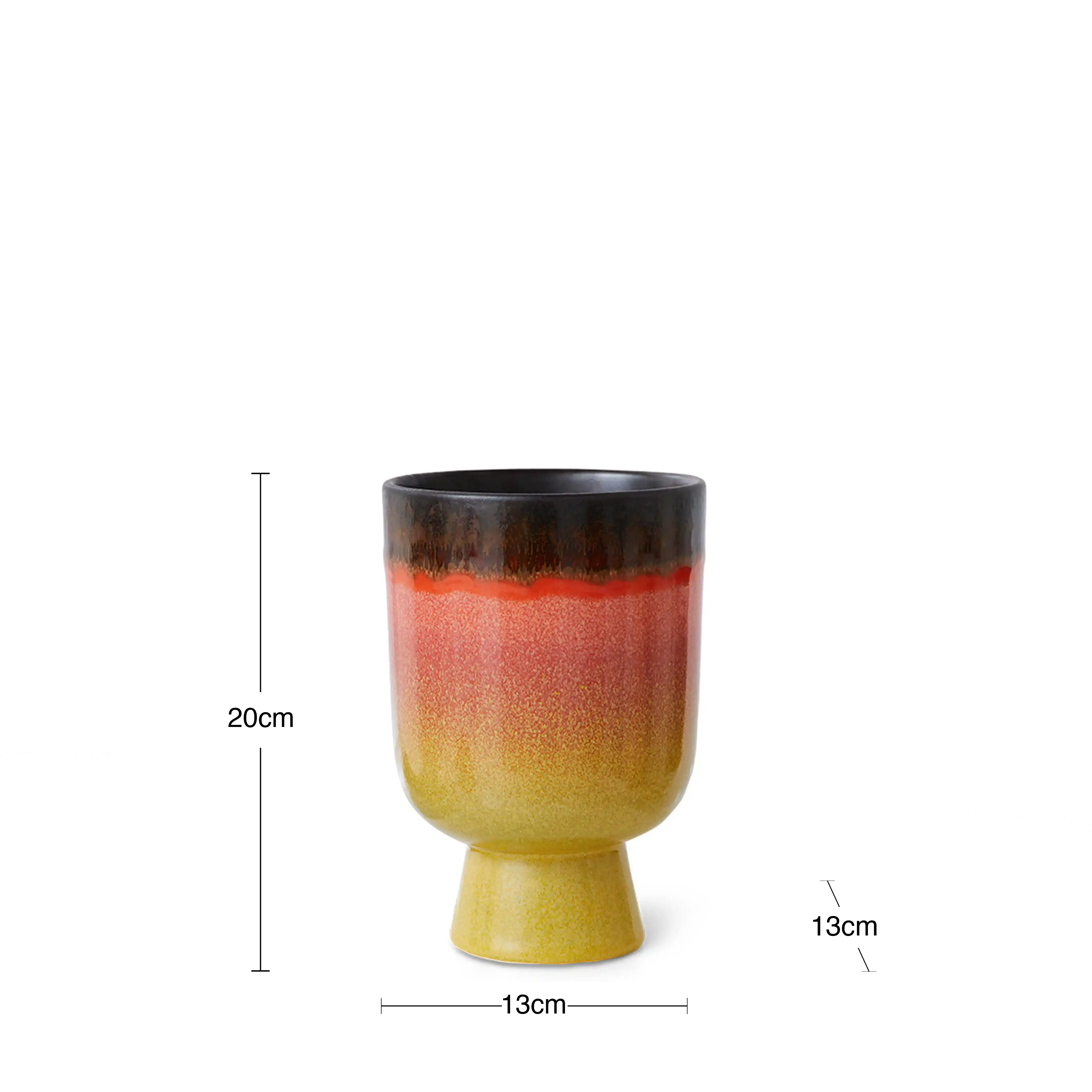 HKliving Retro Flower Pot | Fig - Image 4