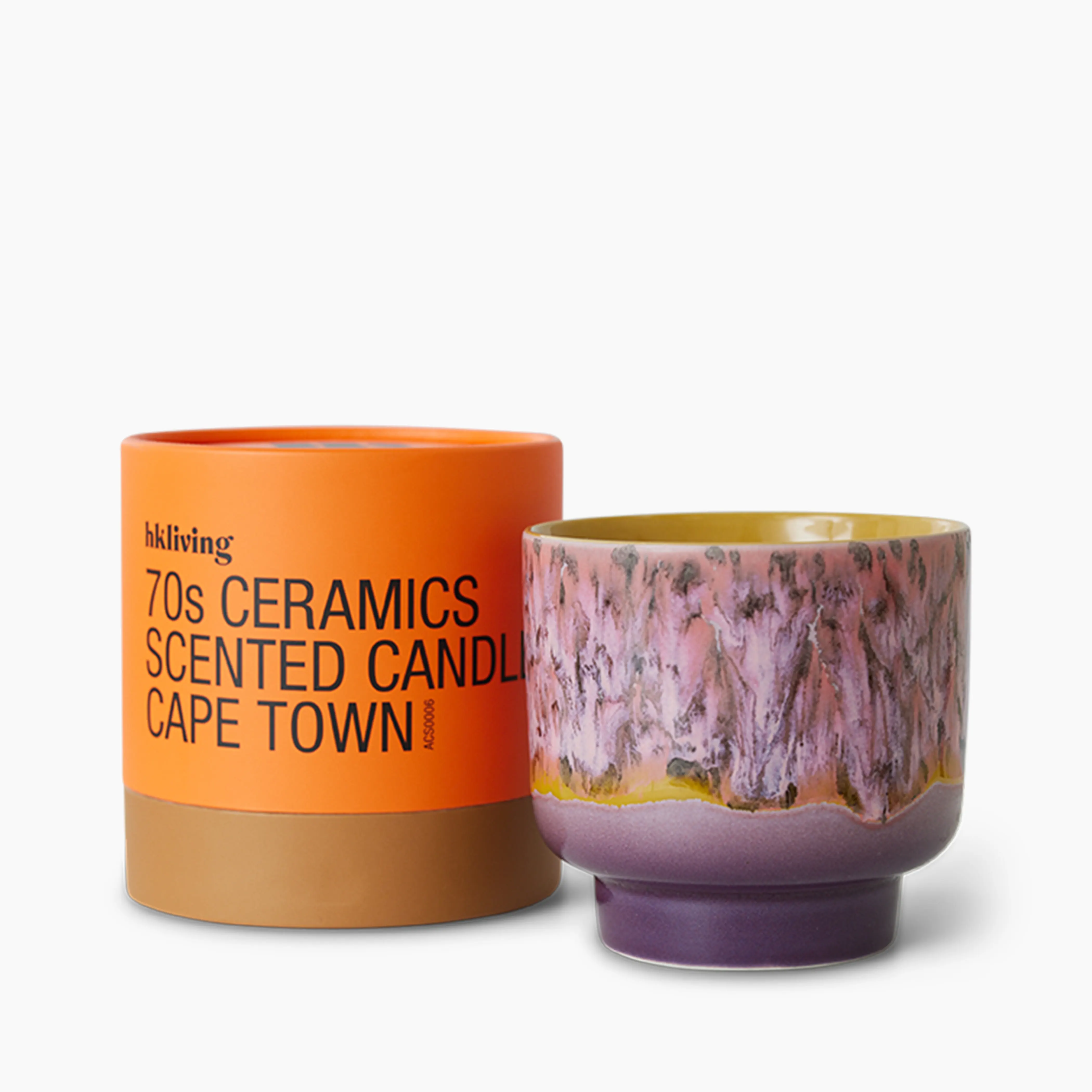 HKliving 70s Ceramics Scented Candle | Cape Town - Image 4