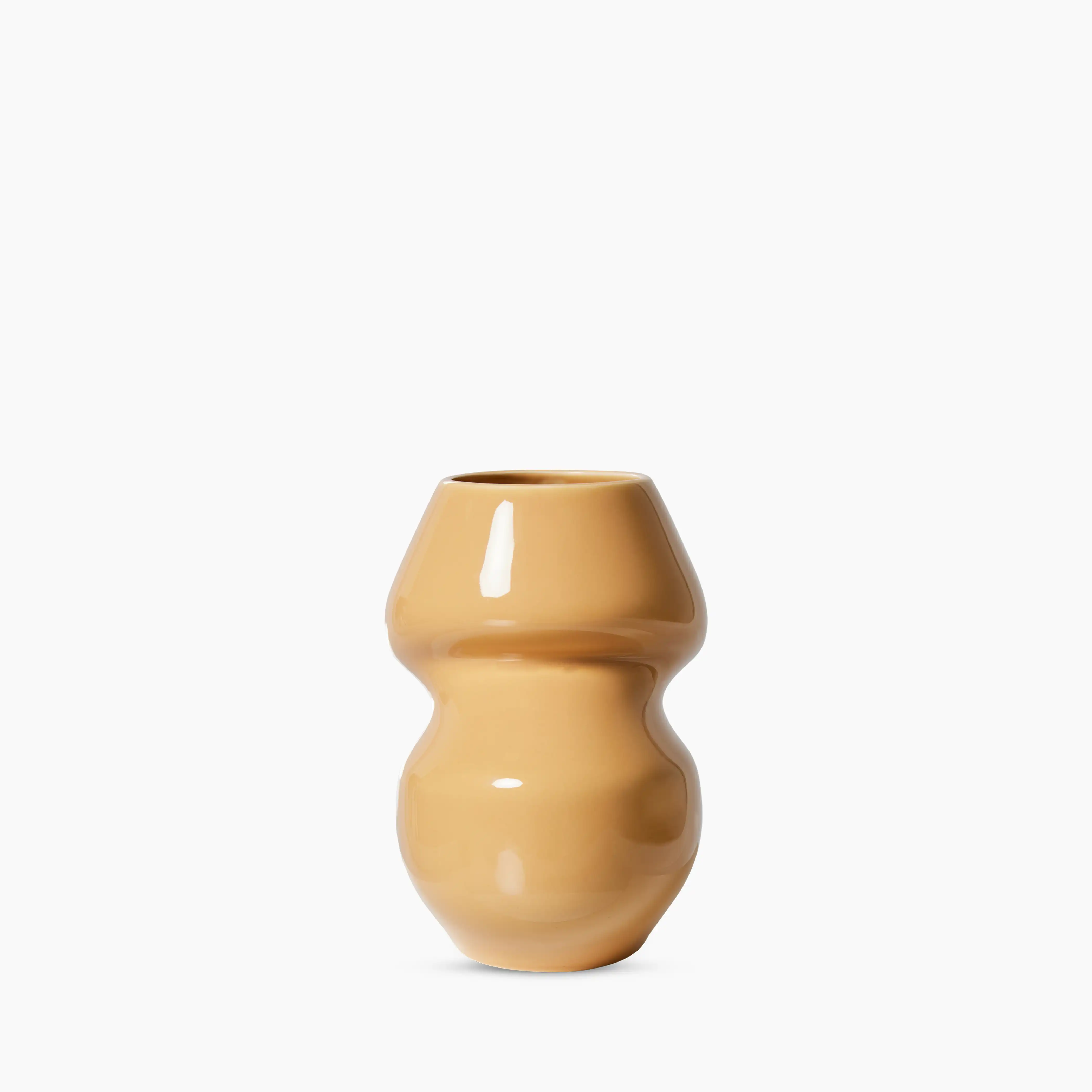 HKliving Stone Vase | Cappuccino - Image 4