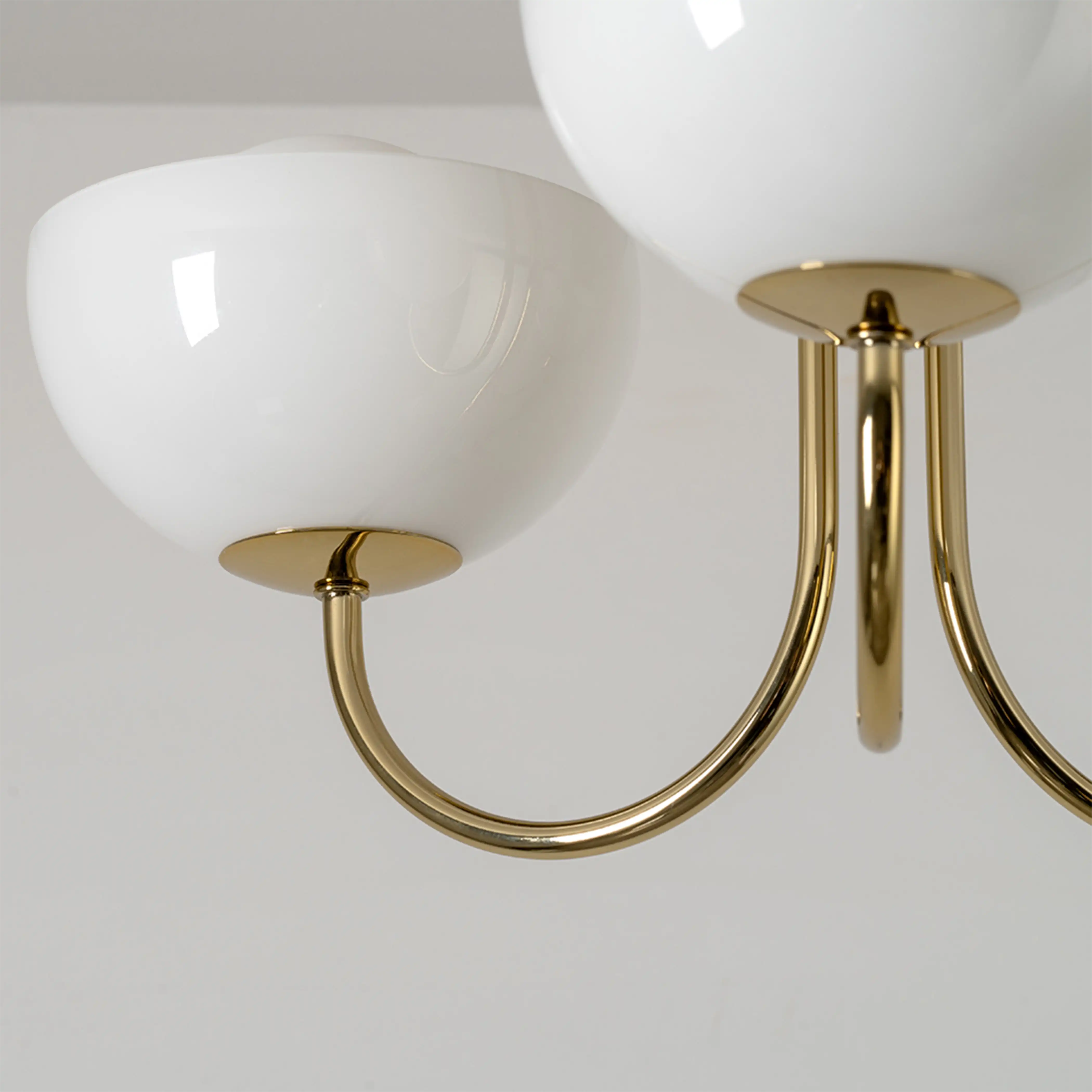 houseof 3 Light Bowl Ceiling Light | Brass - Image 8