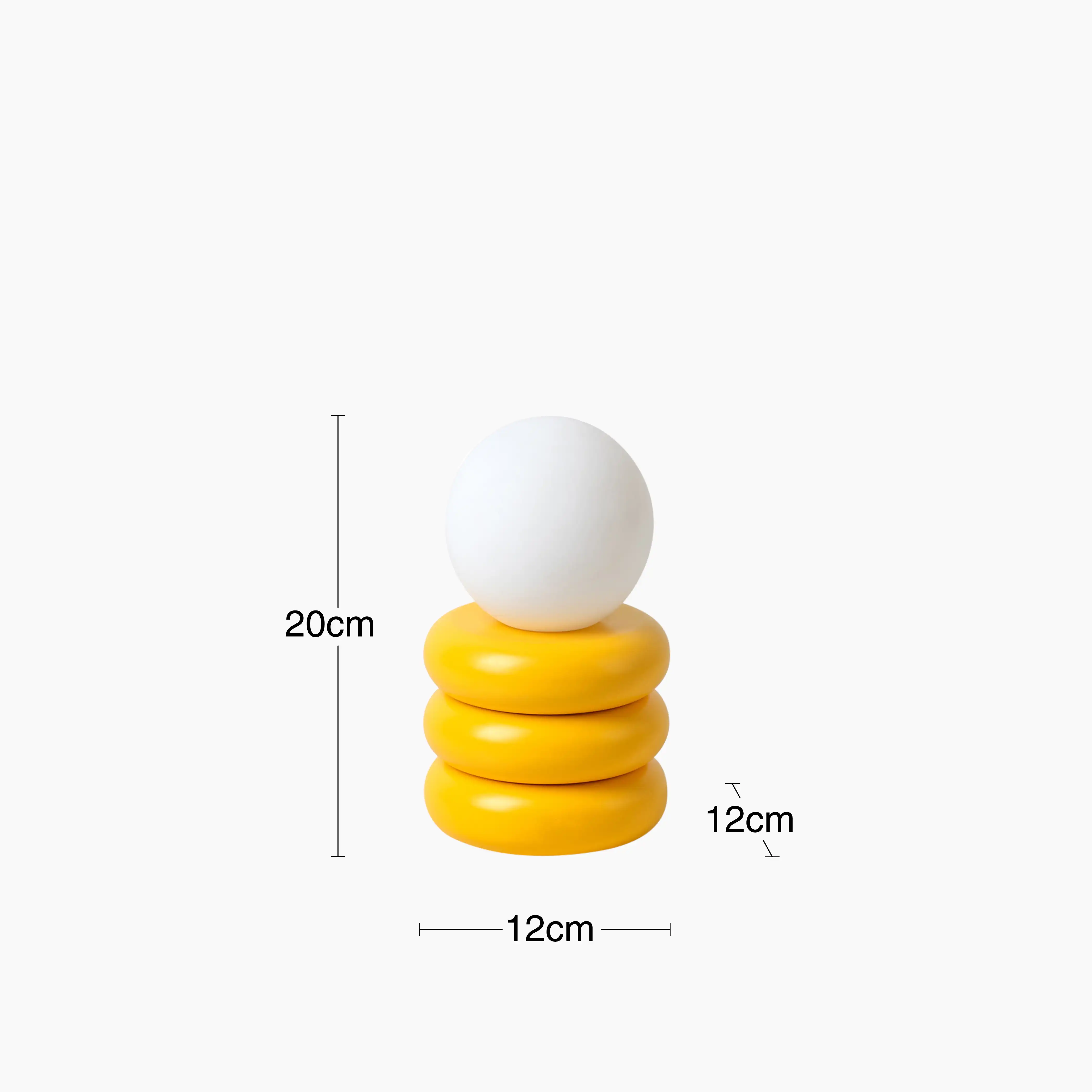 houseof Cordless Table Lamp | Yolk Yellow - Image 6