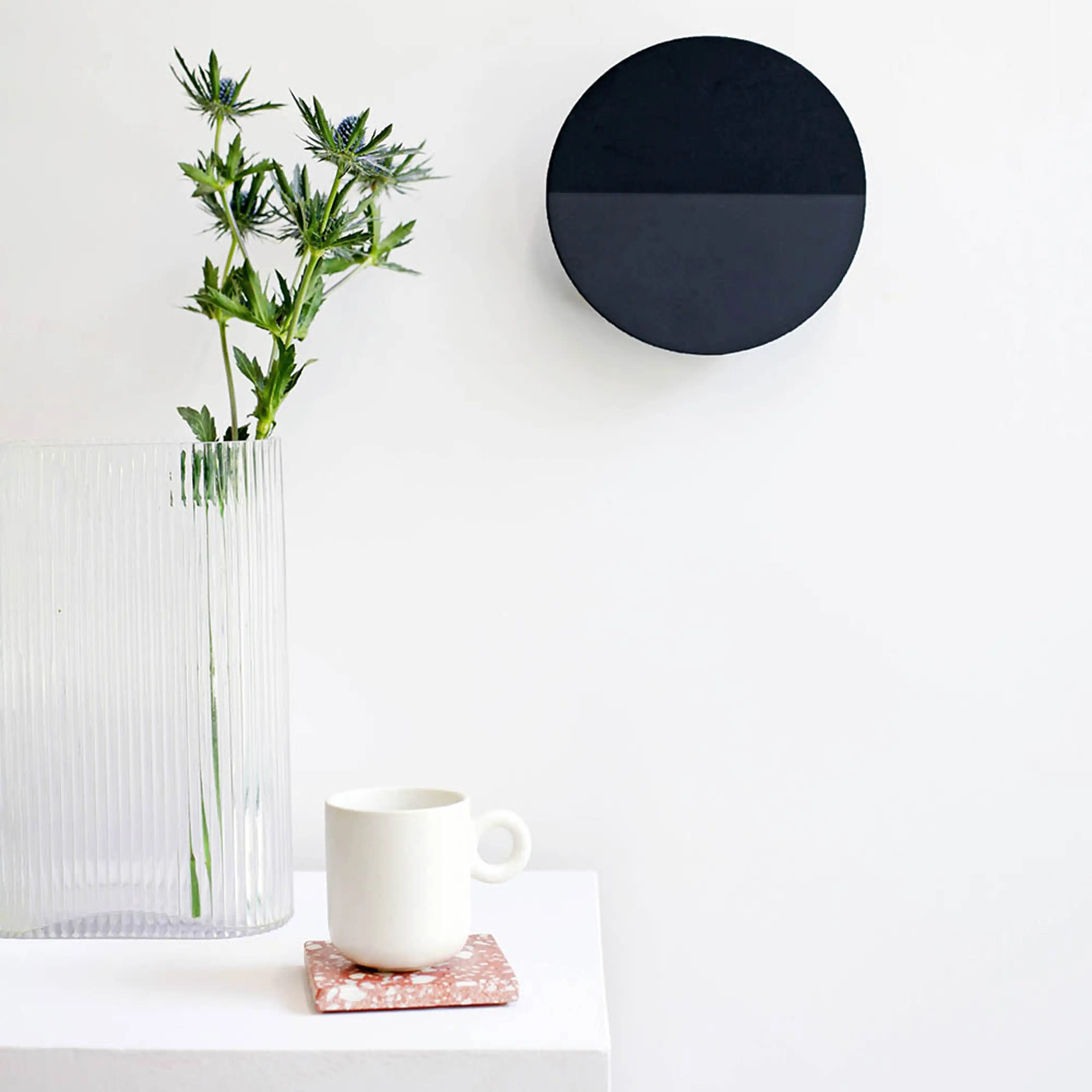 houseof Opal Disk Wall Light | Charcoal - Image 4