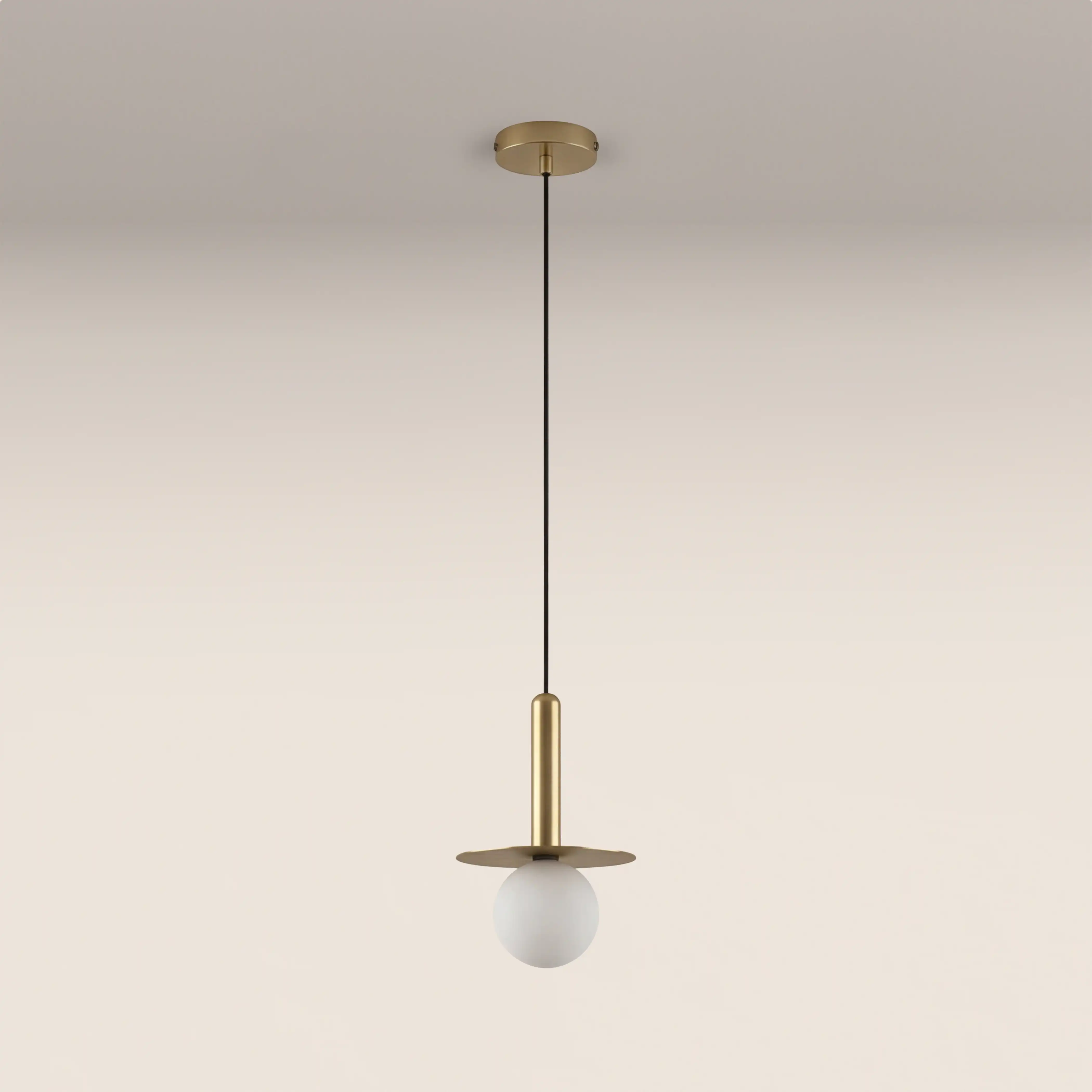 houseof Plate Pendant Light | Brass