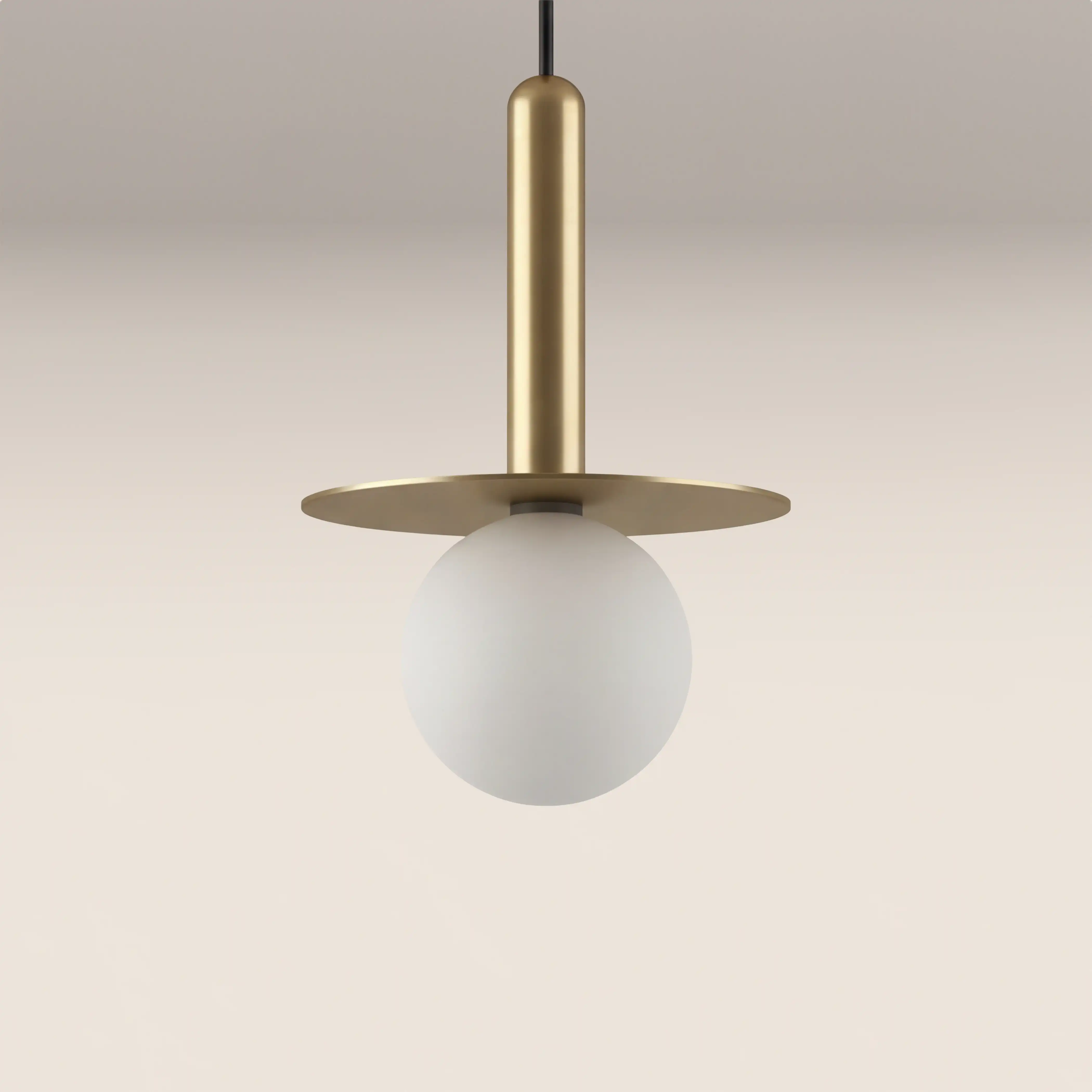 houseof Plate Pendant Light | Brass - Image 4