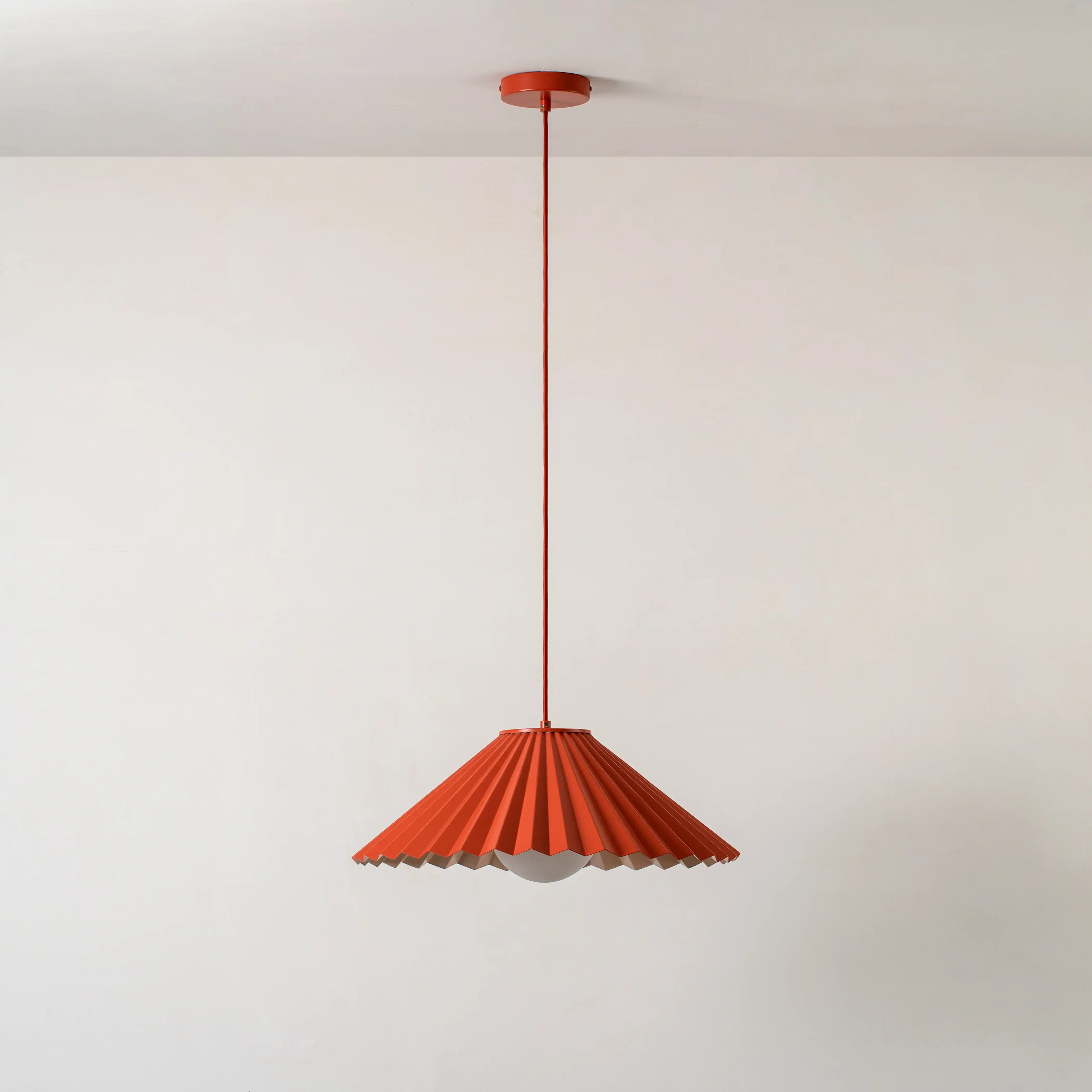 houseof Pleat Ceiling Light | Red - Image 5