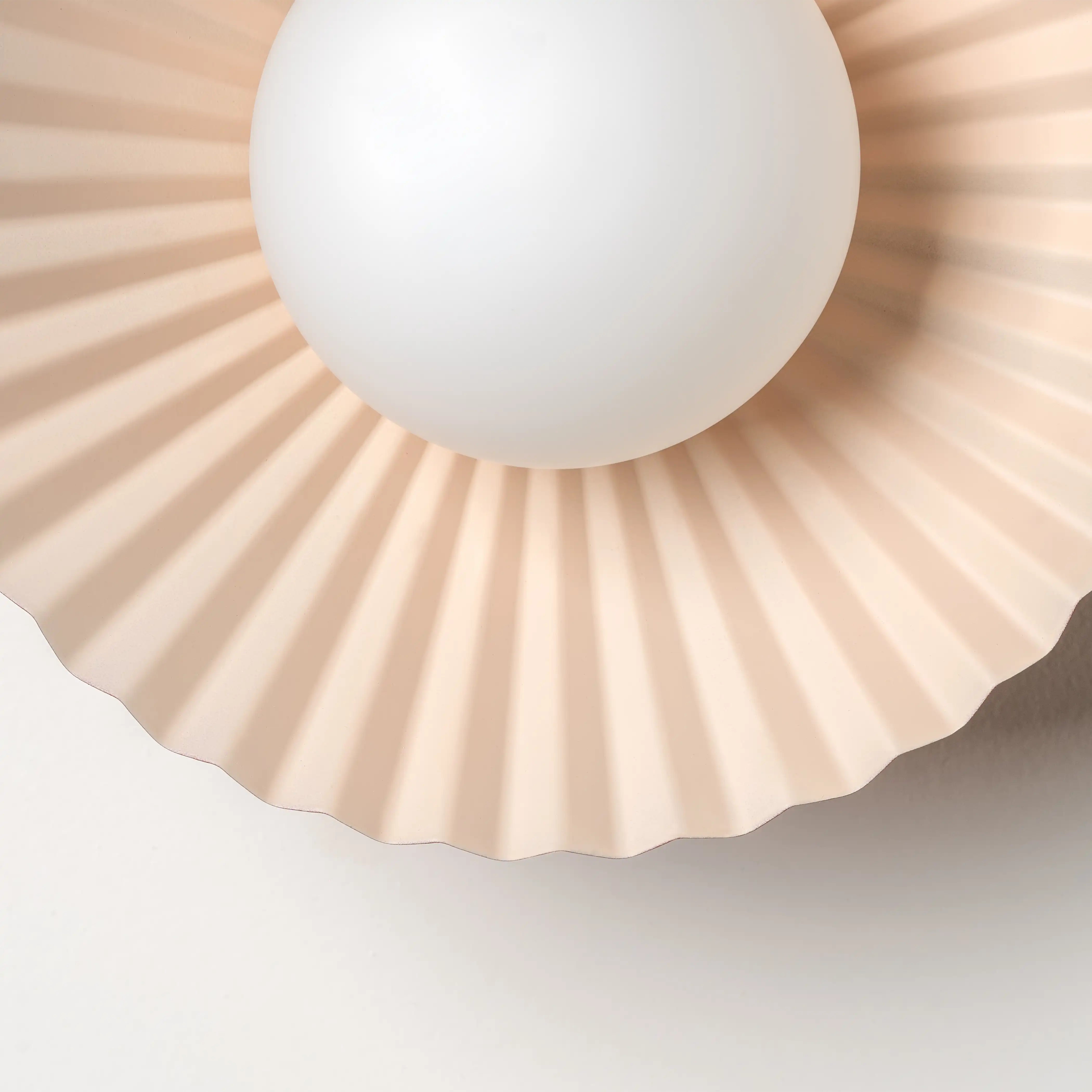 houseof Pleat Flush Wall & Ceiling Light | Red - Image 4