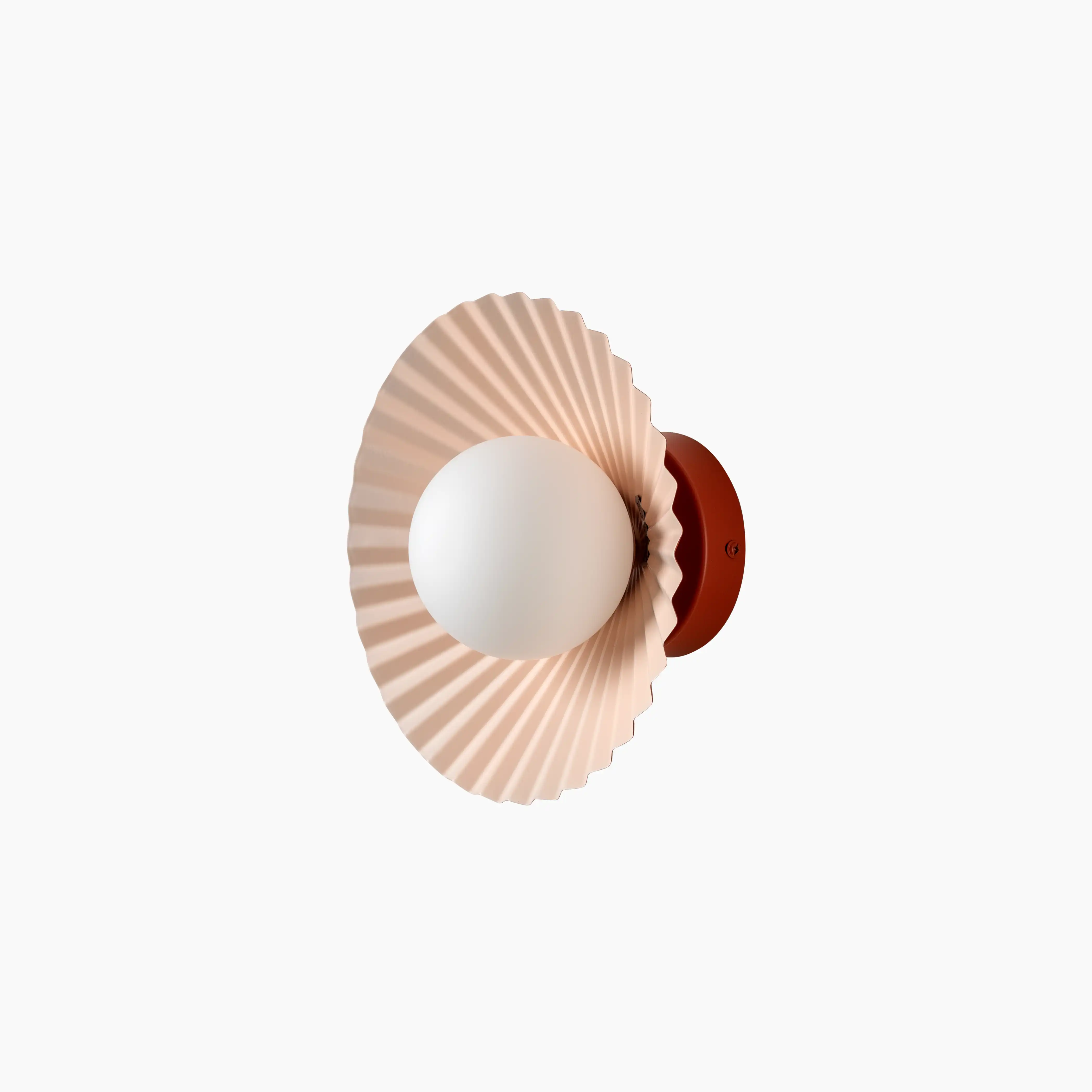houseof Pleat Flush Wall & Ceiling Light | Red - Image 5