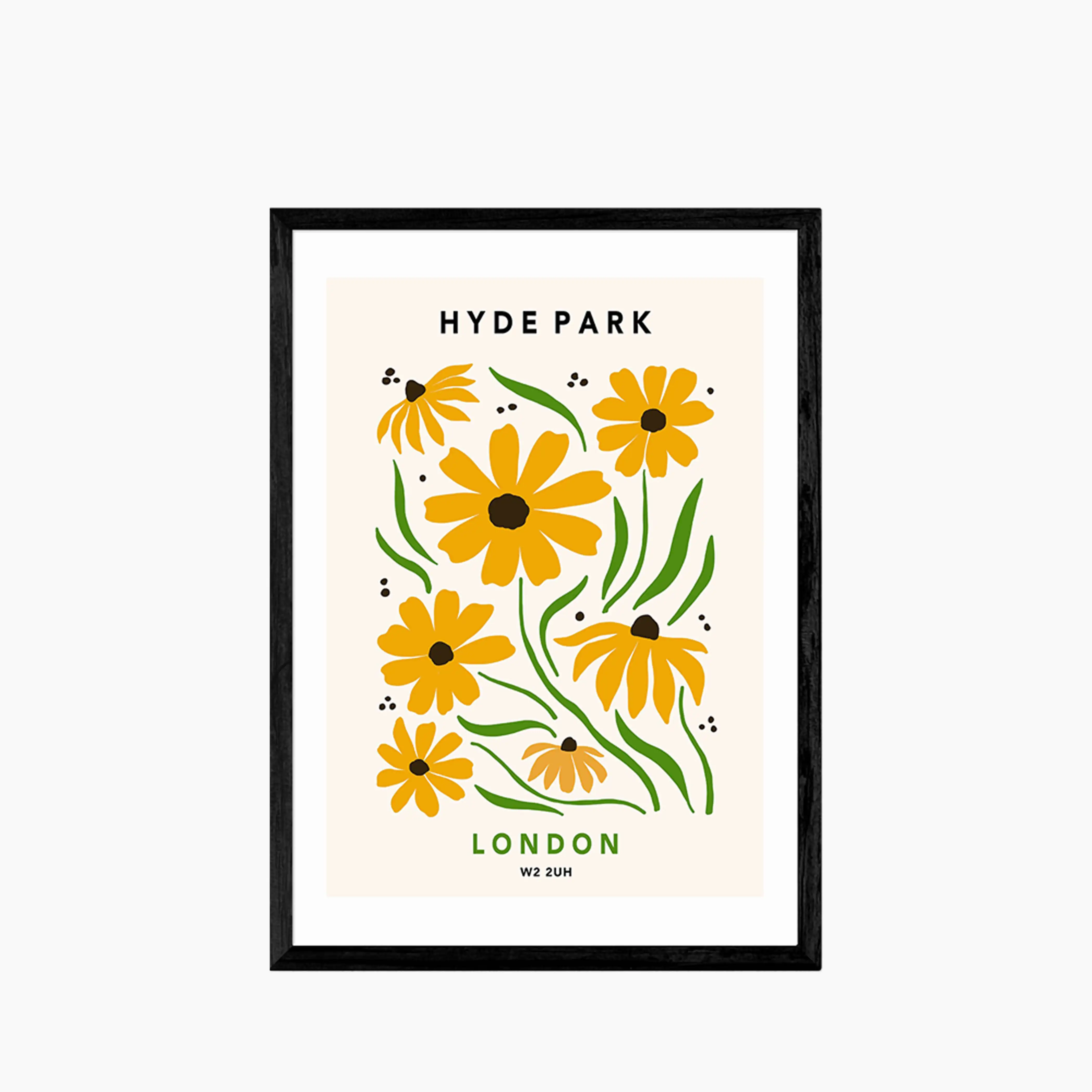 Hyde Park In Summer Graphic  Print - Image 2