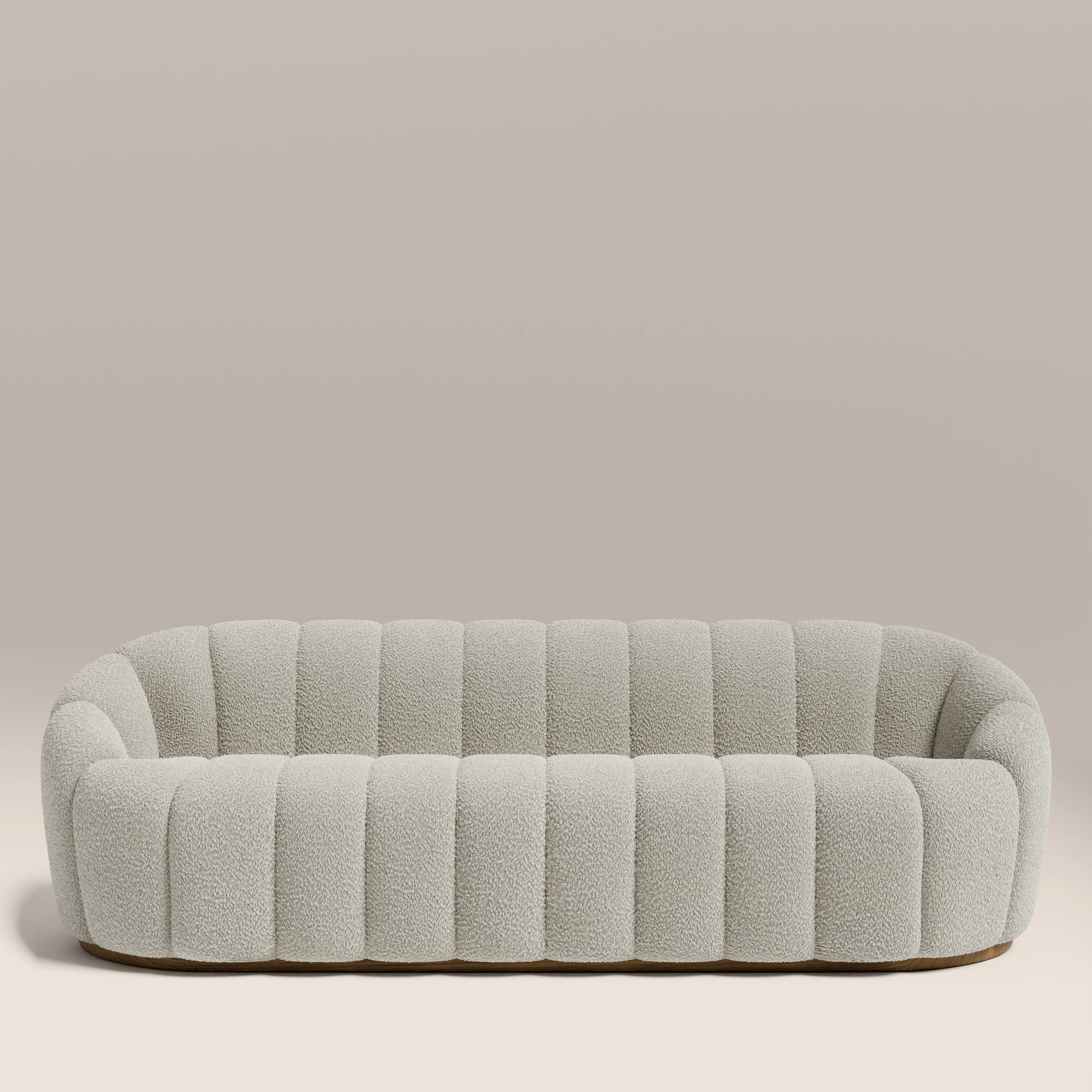 Ivy 3 Seater Sofa | Speckled Stone Sustainable Boucle - Image 2