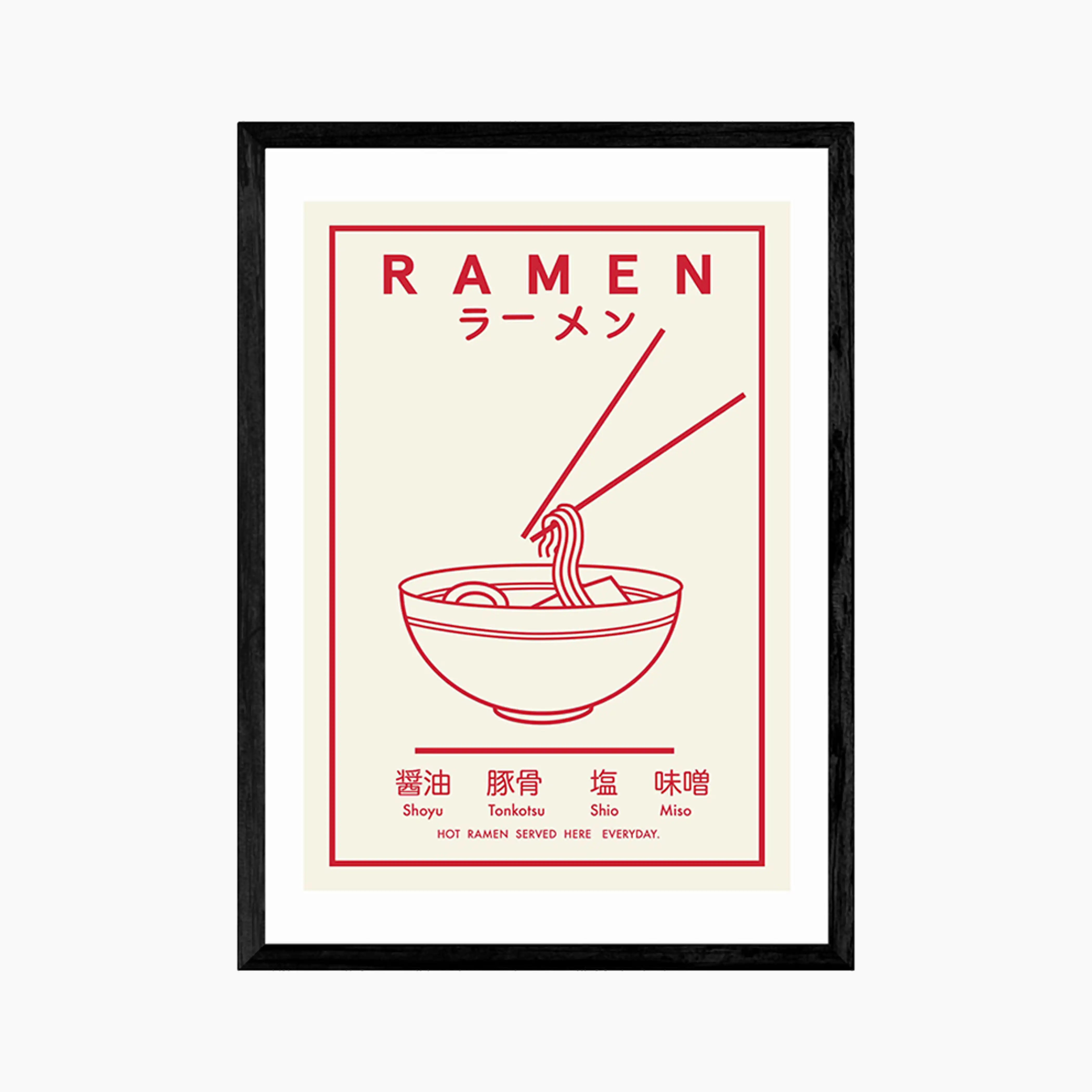 Japanese Ramen Graphic Print
