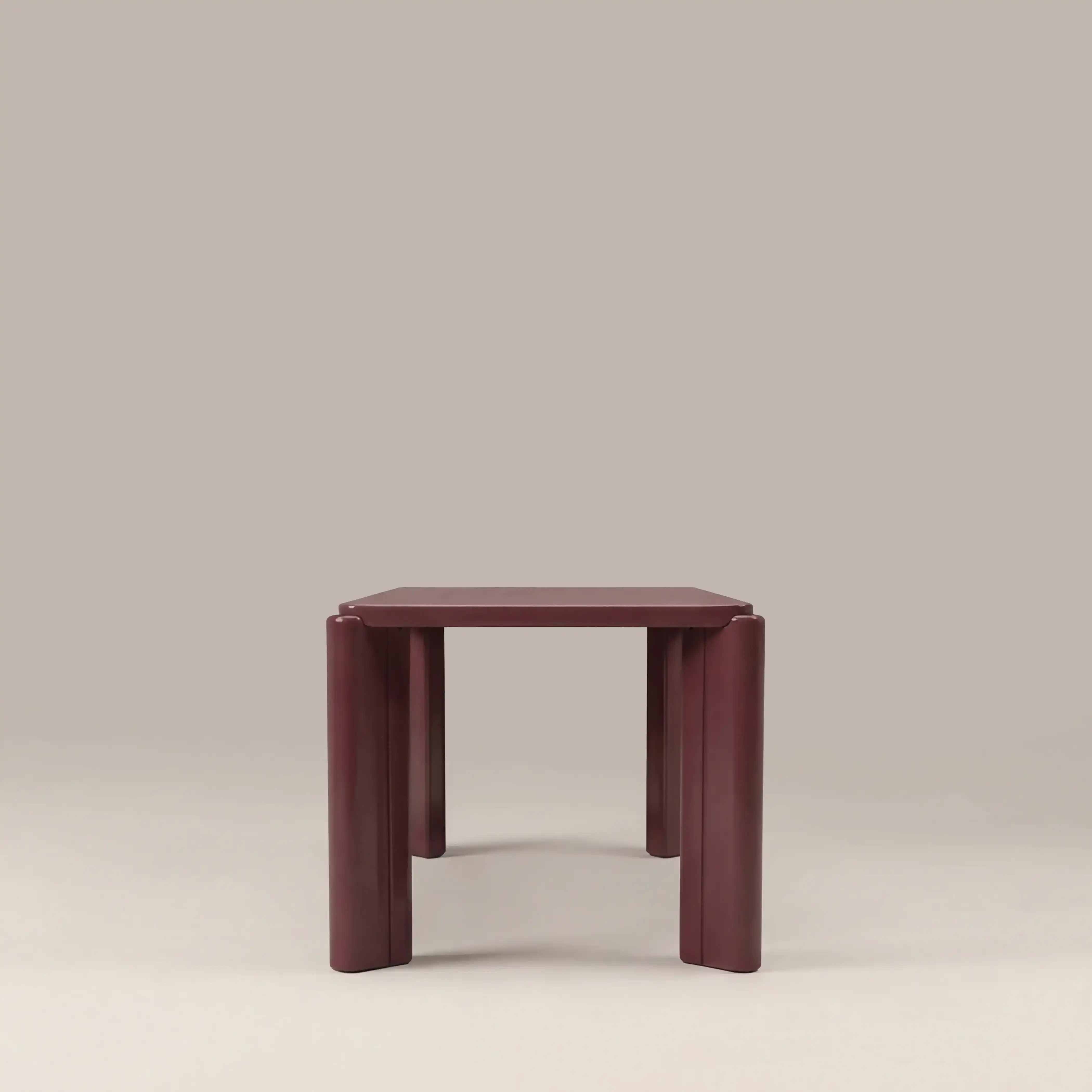 Kelby 6 Seat Rectangle Dining Table | High Gloss Cherry Red - Image 4