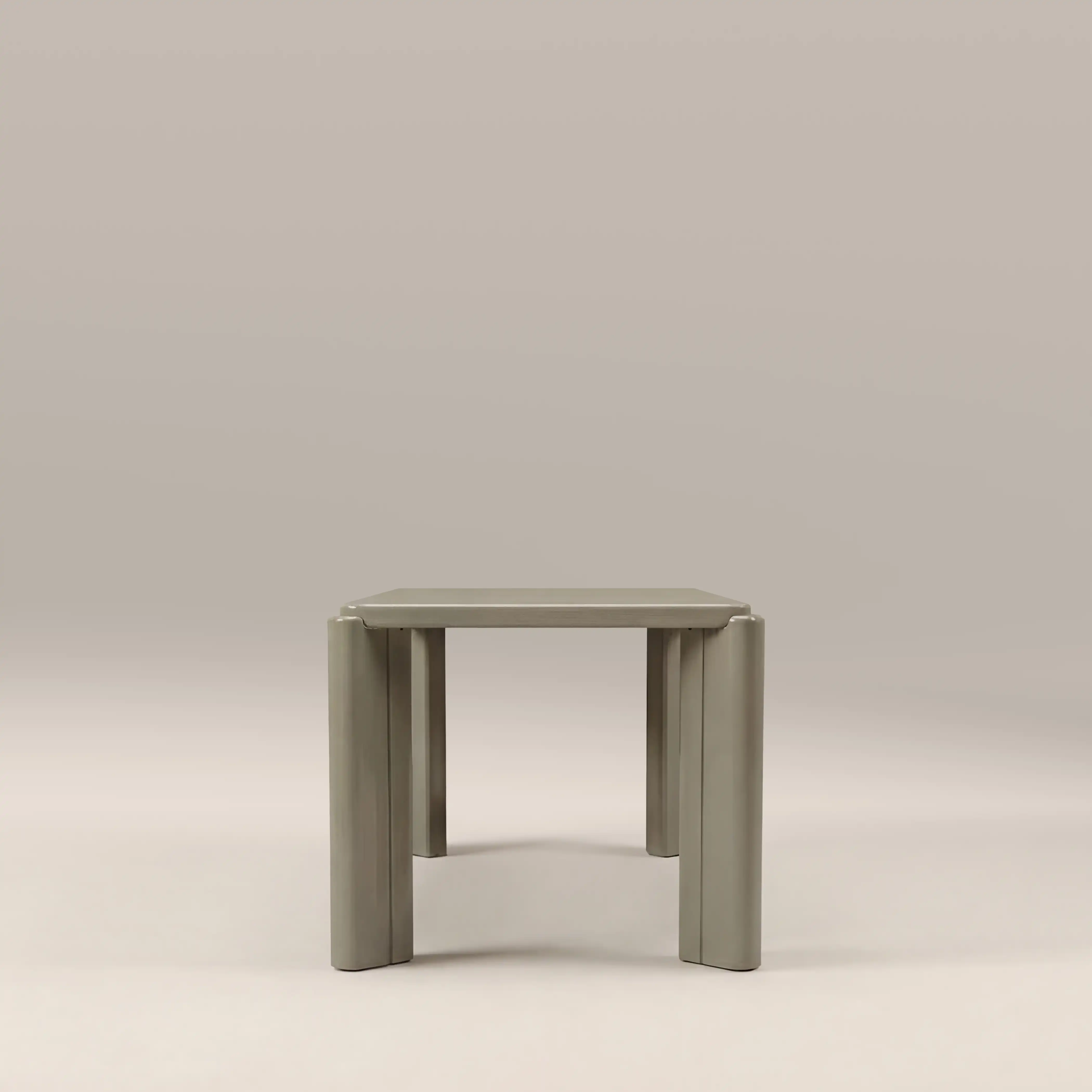 Kelby 6 Seat Rectangle Dining Table | High Gloss Sage Green - Image 4