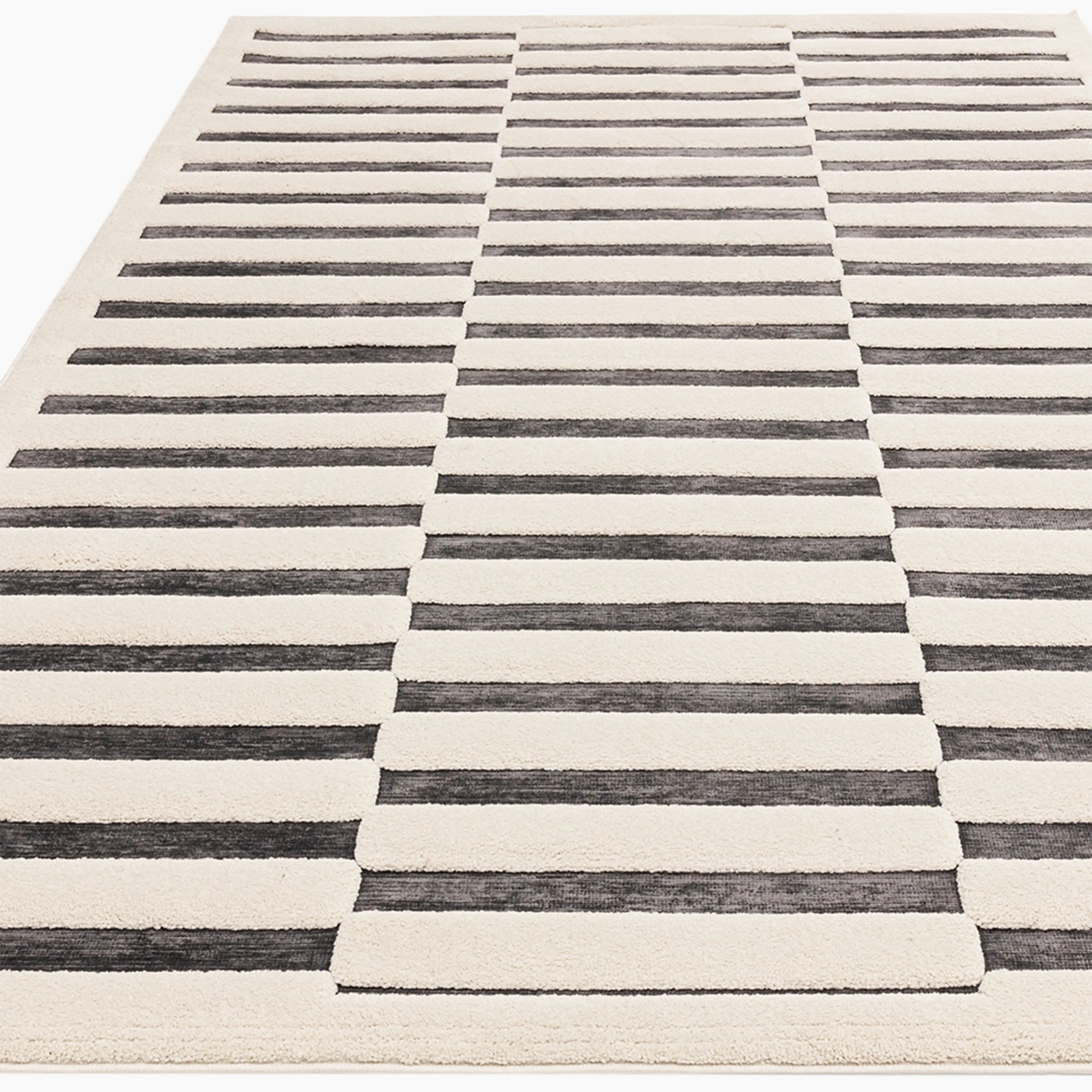 Landon Rug | Charcoal & Ivory - Image 3