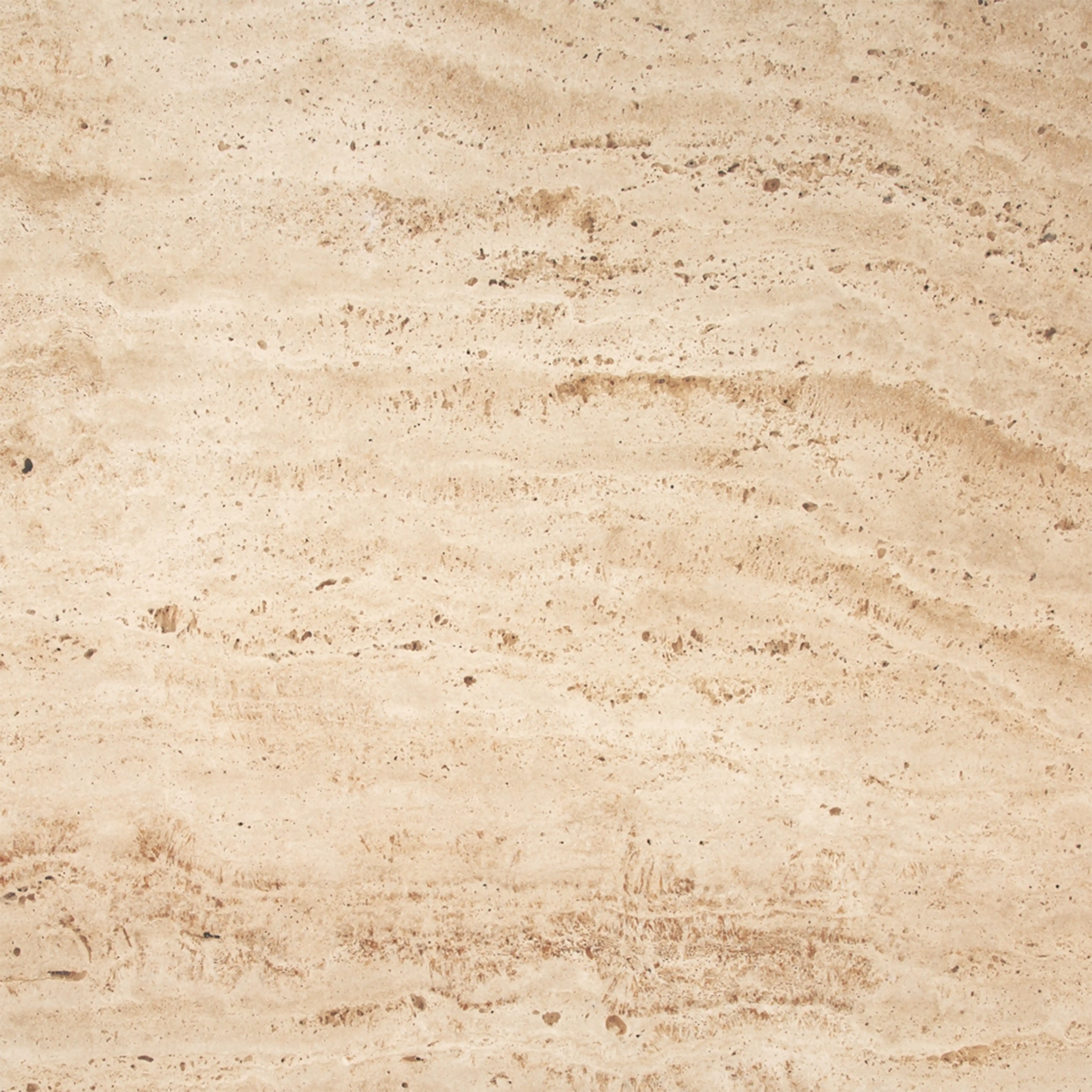Leia Round Side Table | Natural Travertine & Walnut - Image 4