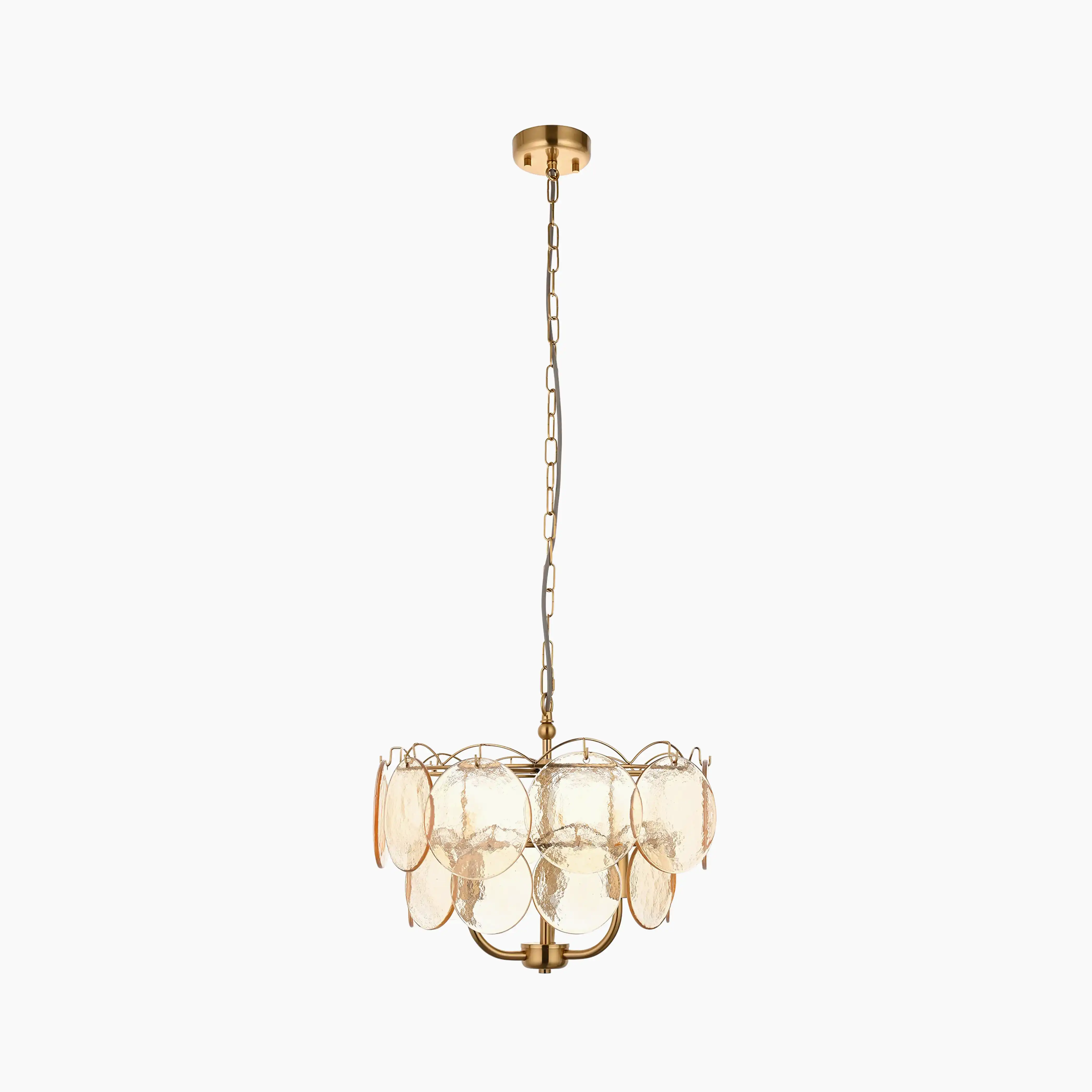 Lenora 3 Light Pendant Light | Brass - Image 4