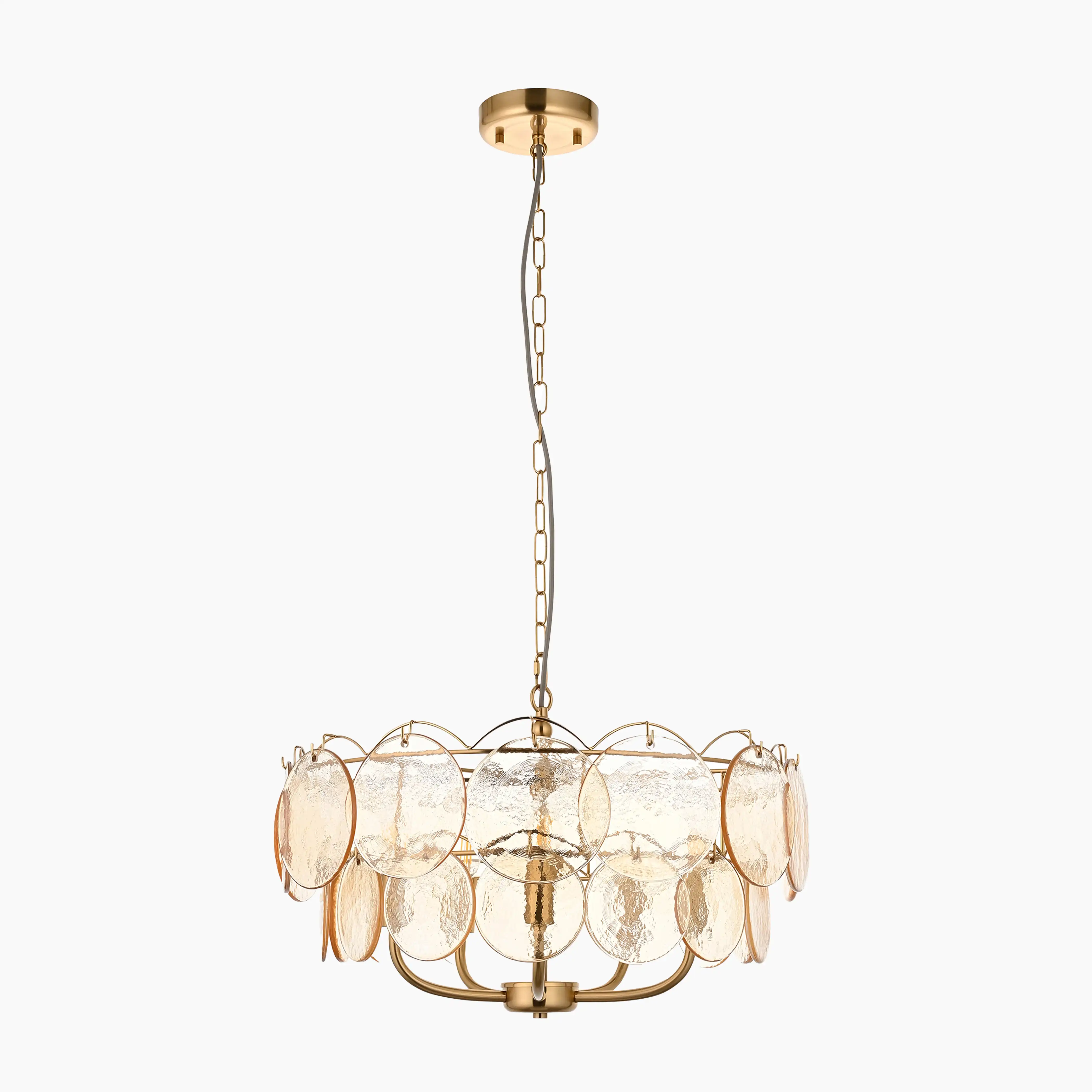 Lenora 5 Light Pendant Light | Brass - Image 3