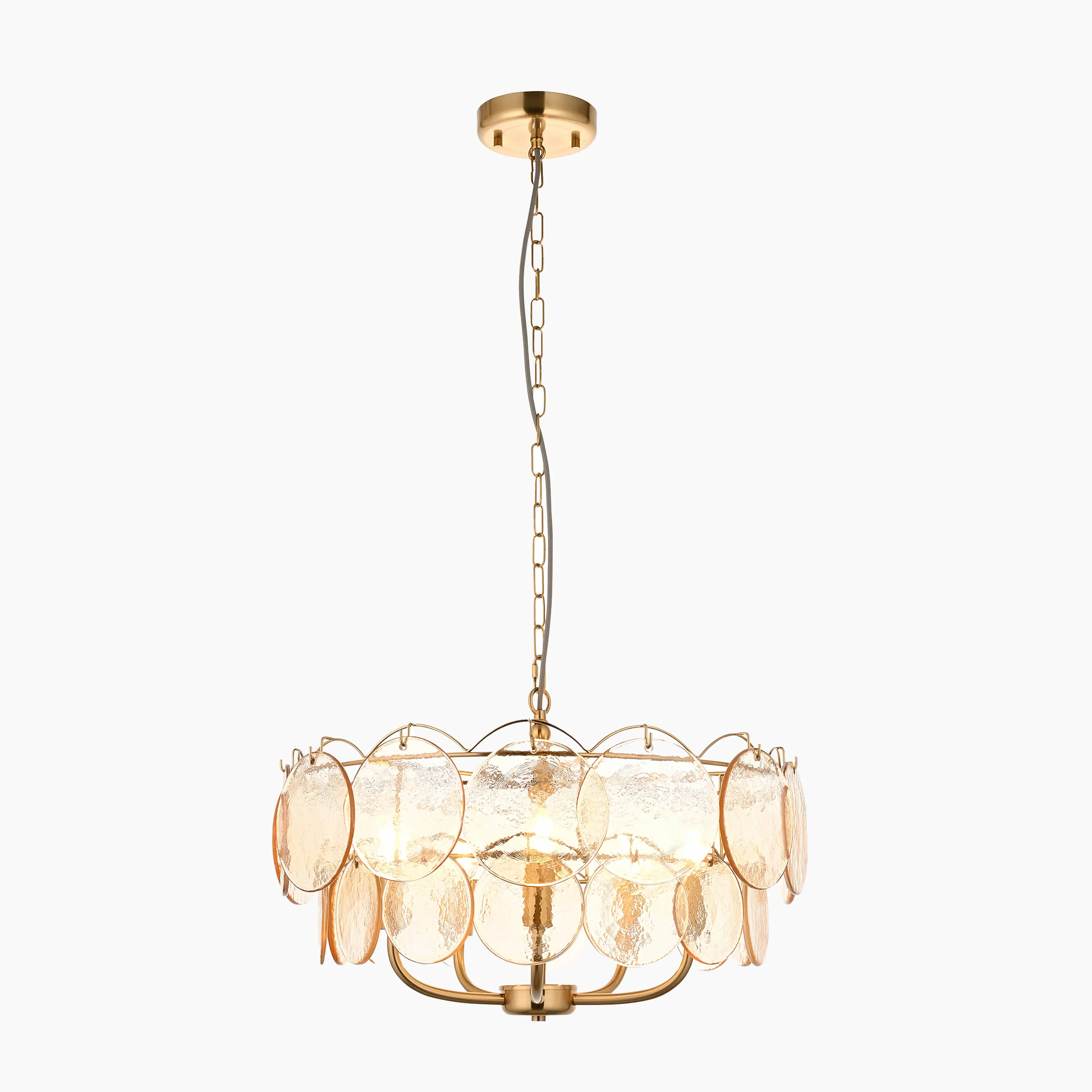 Lenora 5 Light Pendant Light | Brass - Image 4