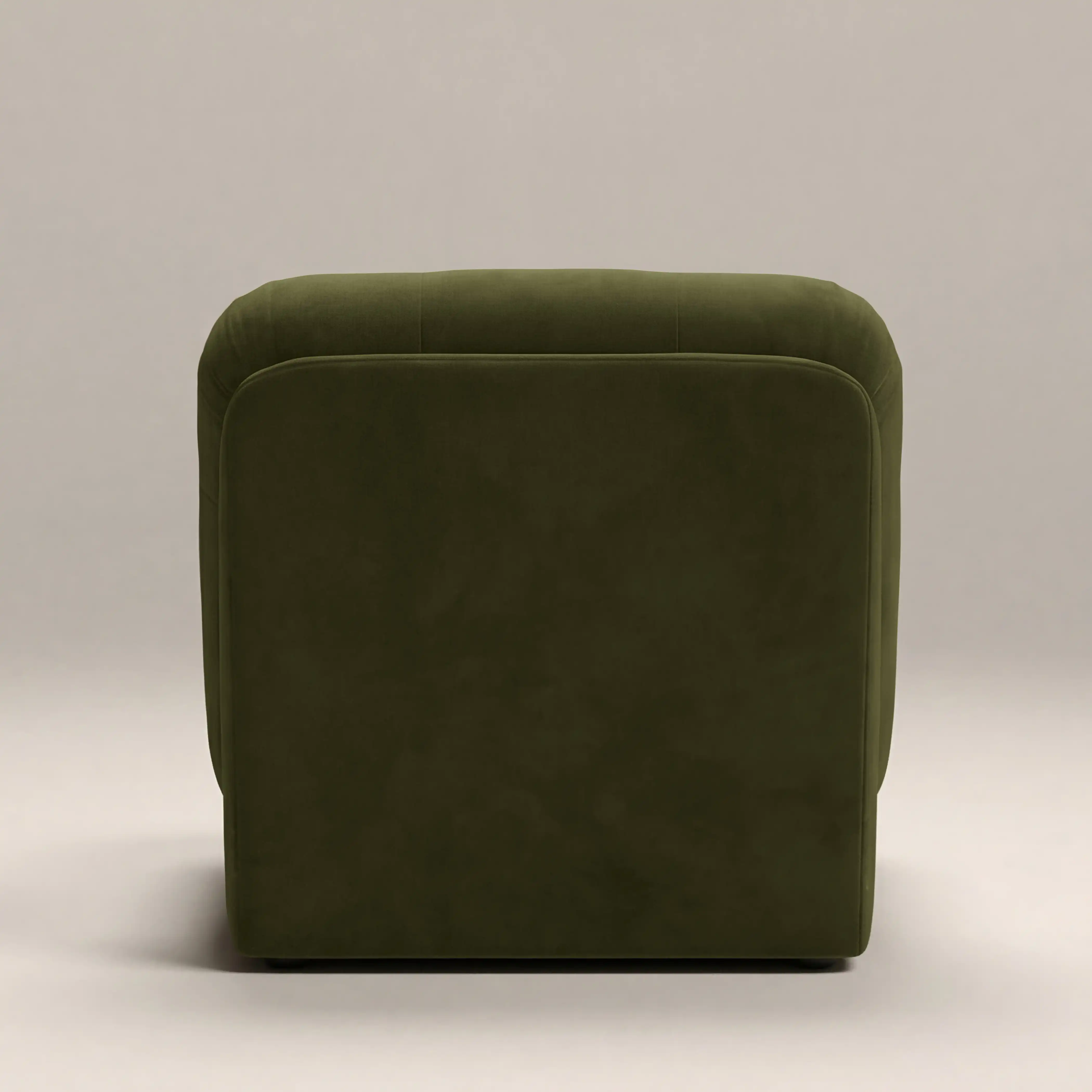 Lorena Armchair | Olive Green Sustainable Velvet - Image 6