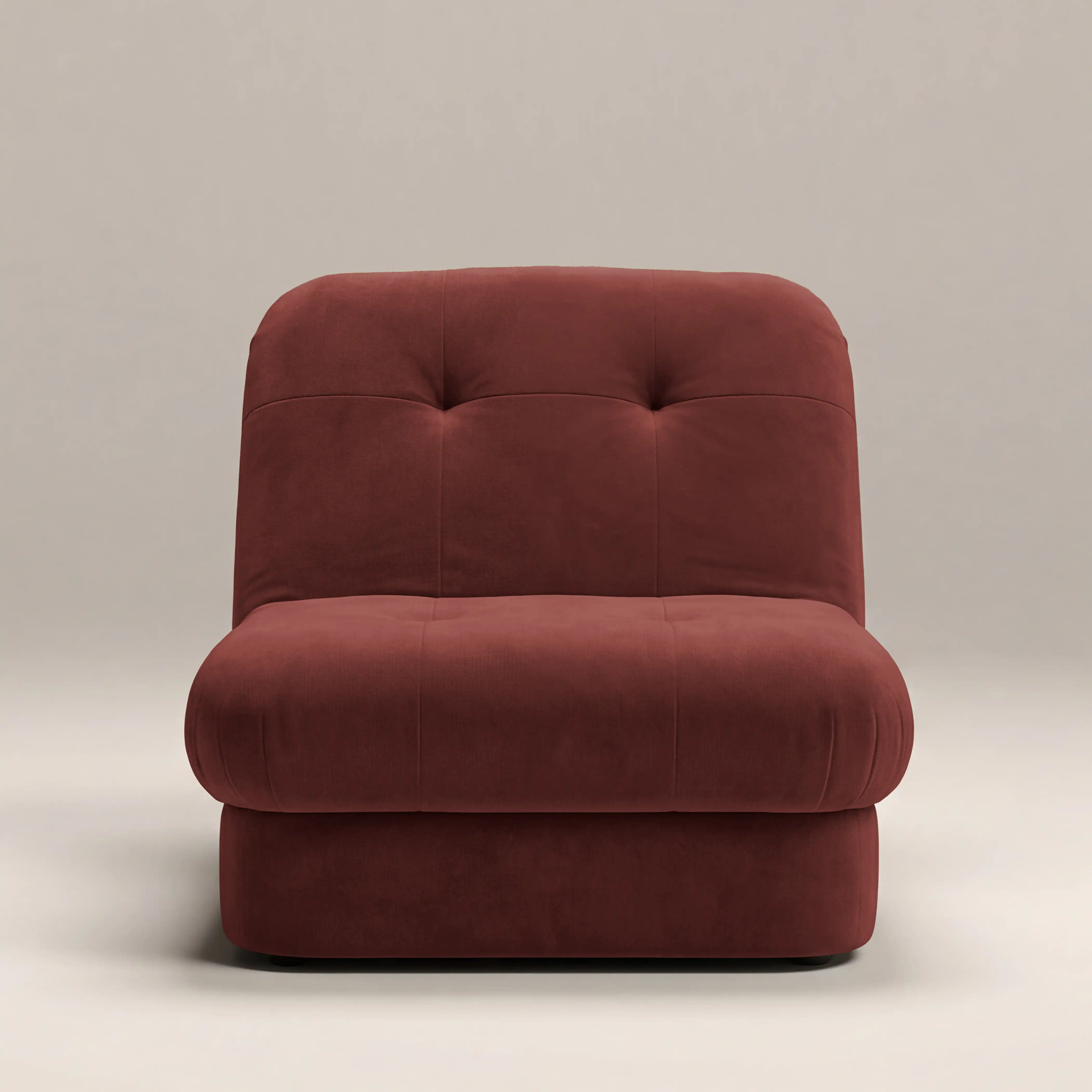 Lorena Armchair | Rust Red Sustainable Velvet - Image 4