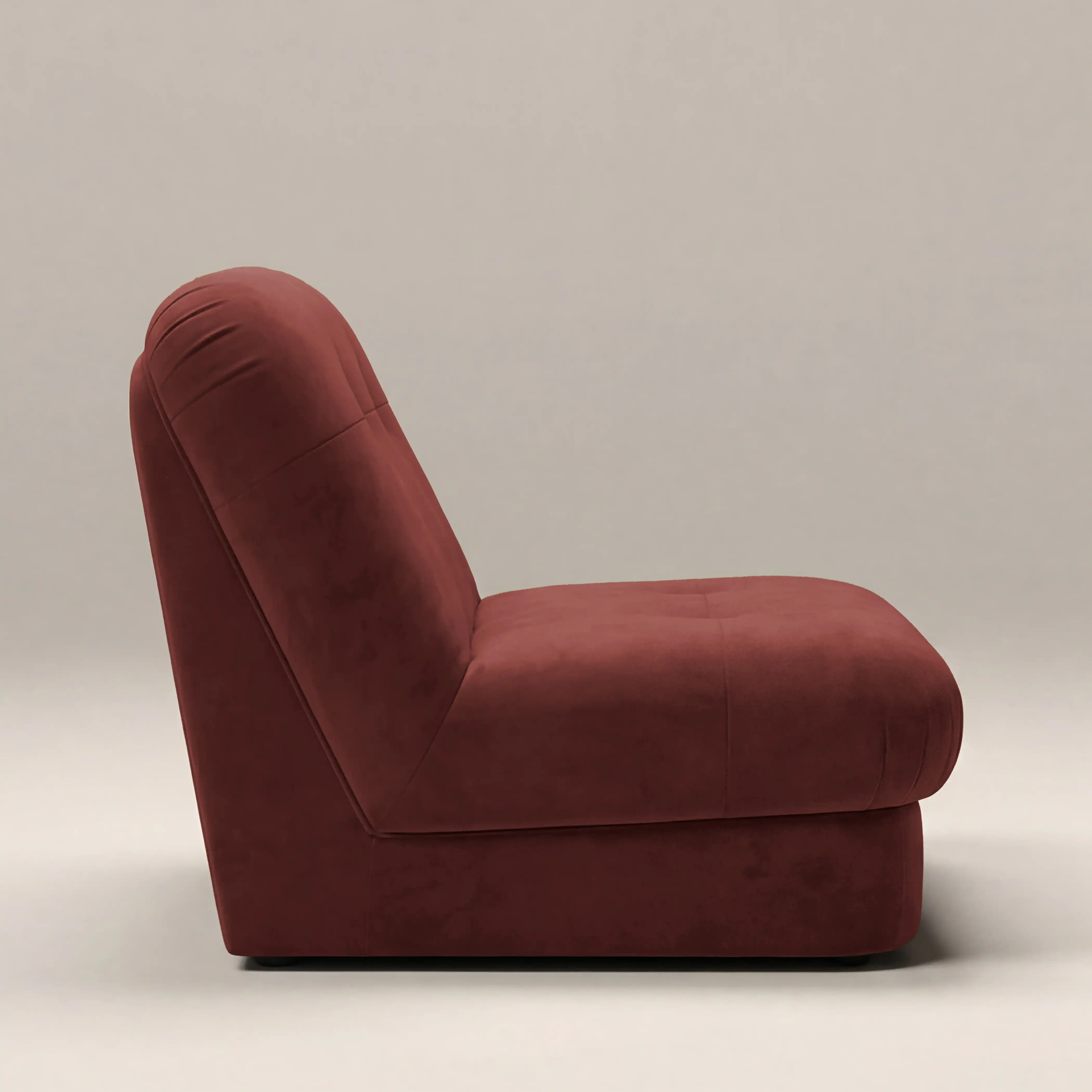 Lorena Armchair | Rust Red Sustainable Velvet - Image 5
