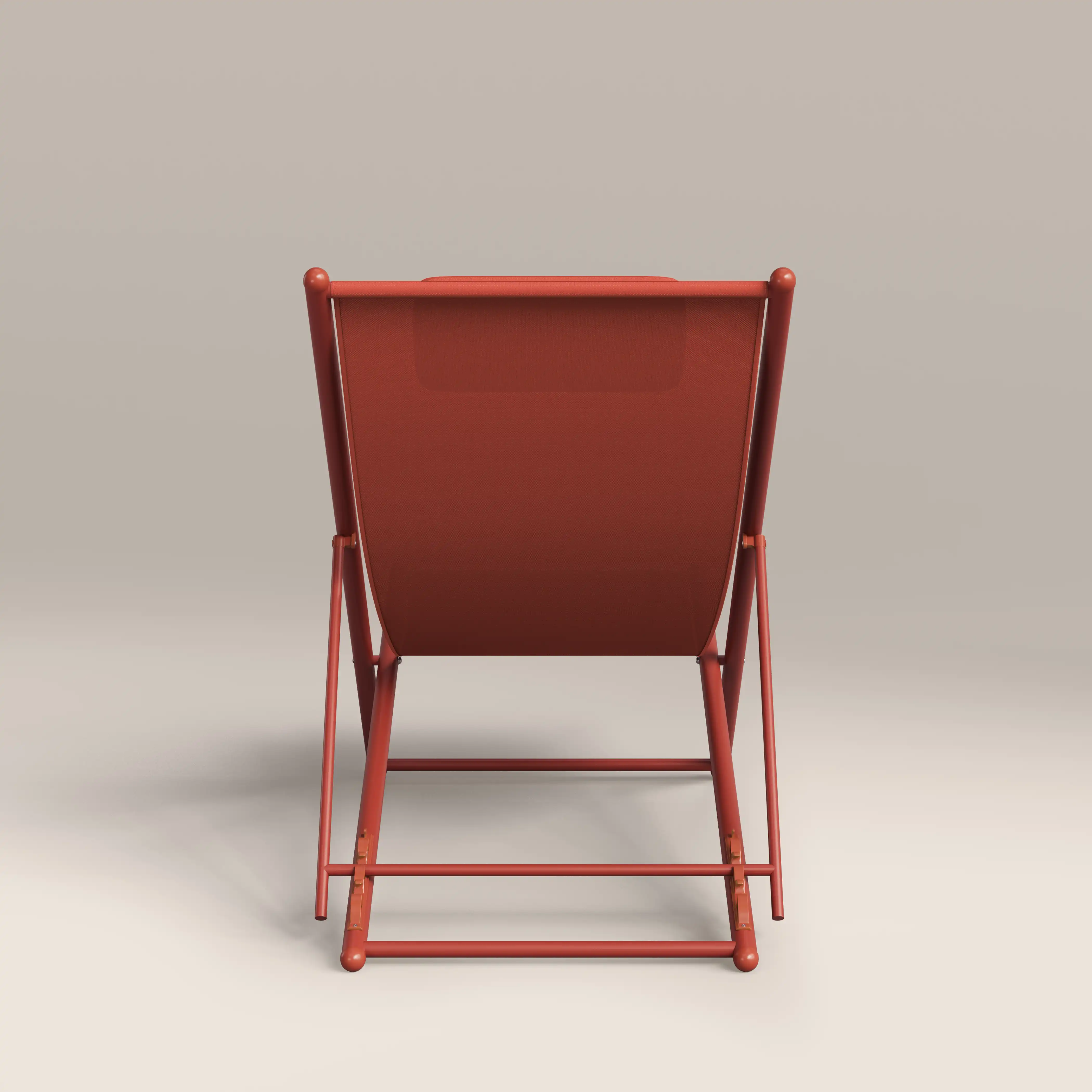 Lua Folding Deck Chair | Bright Red - Image 7