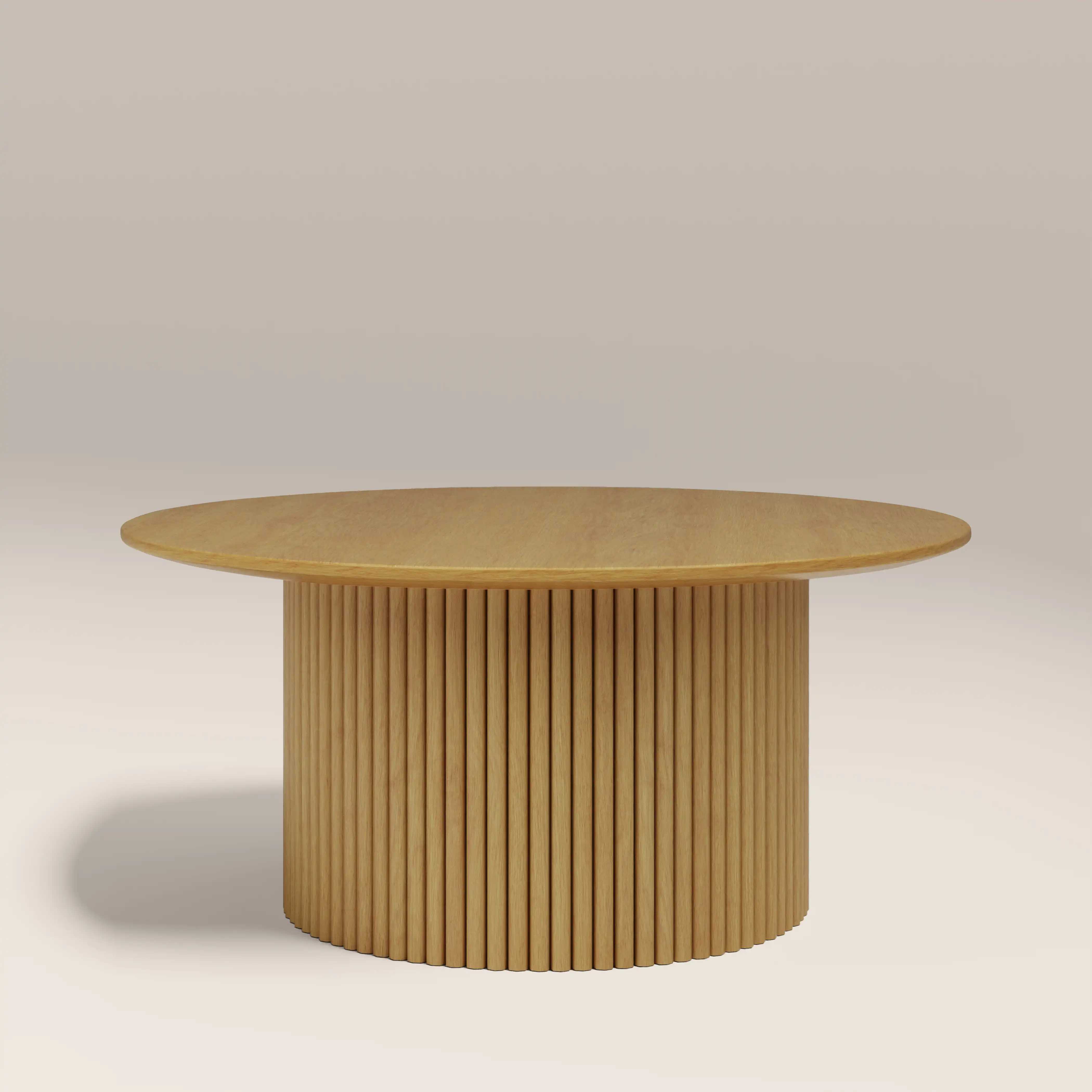 Marcel Round Coffee Table | Oak - Image 5