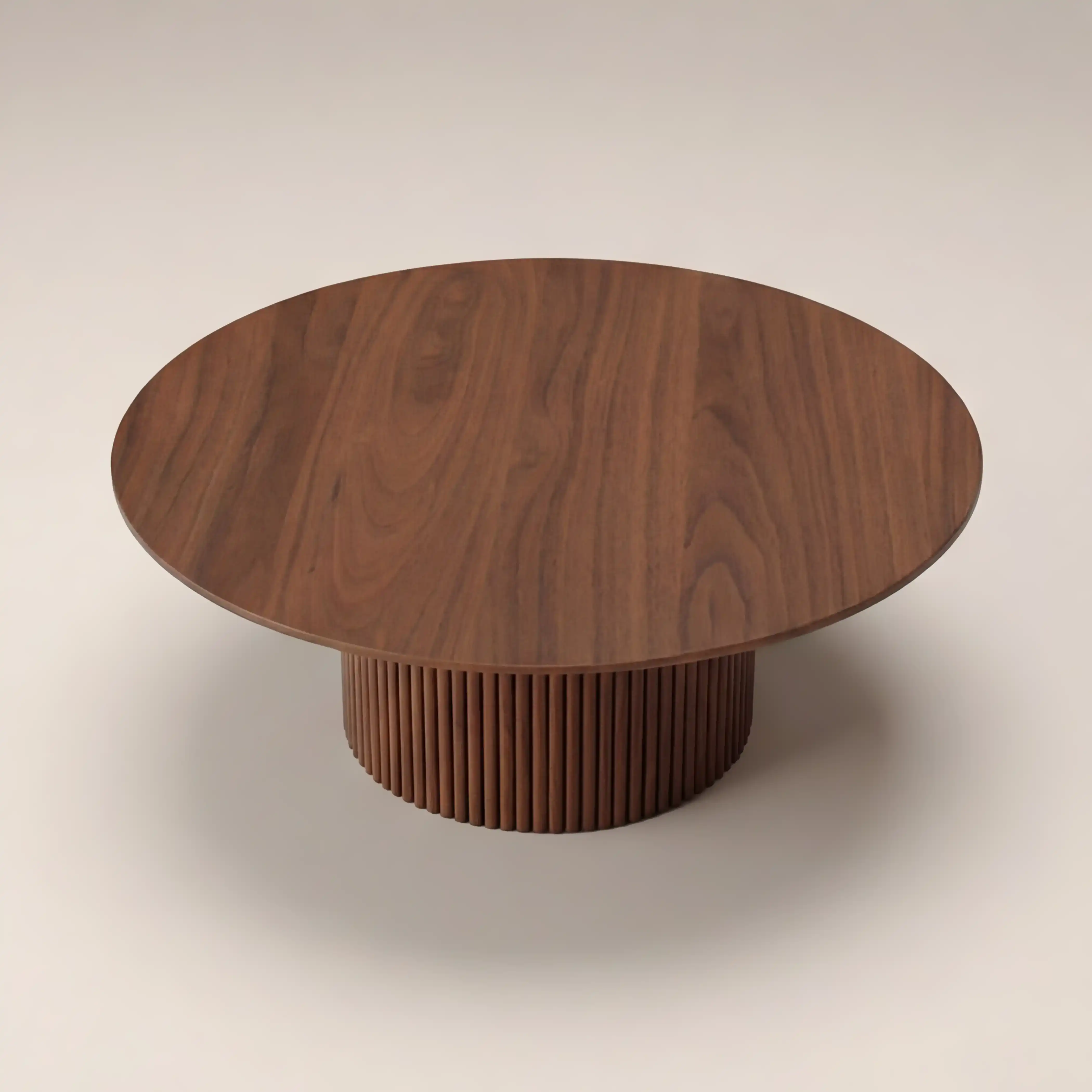 Marcel Round Coffee Table | Walnut - Image 4