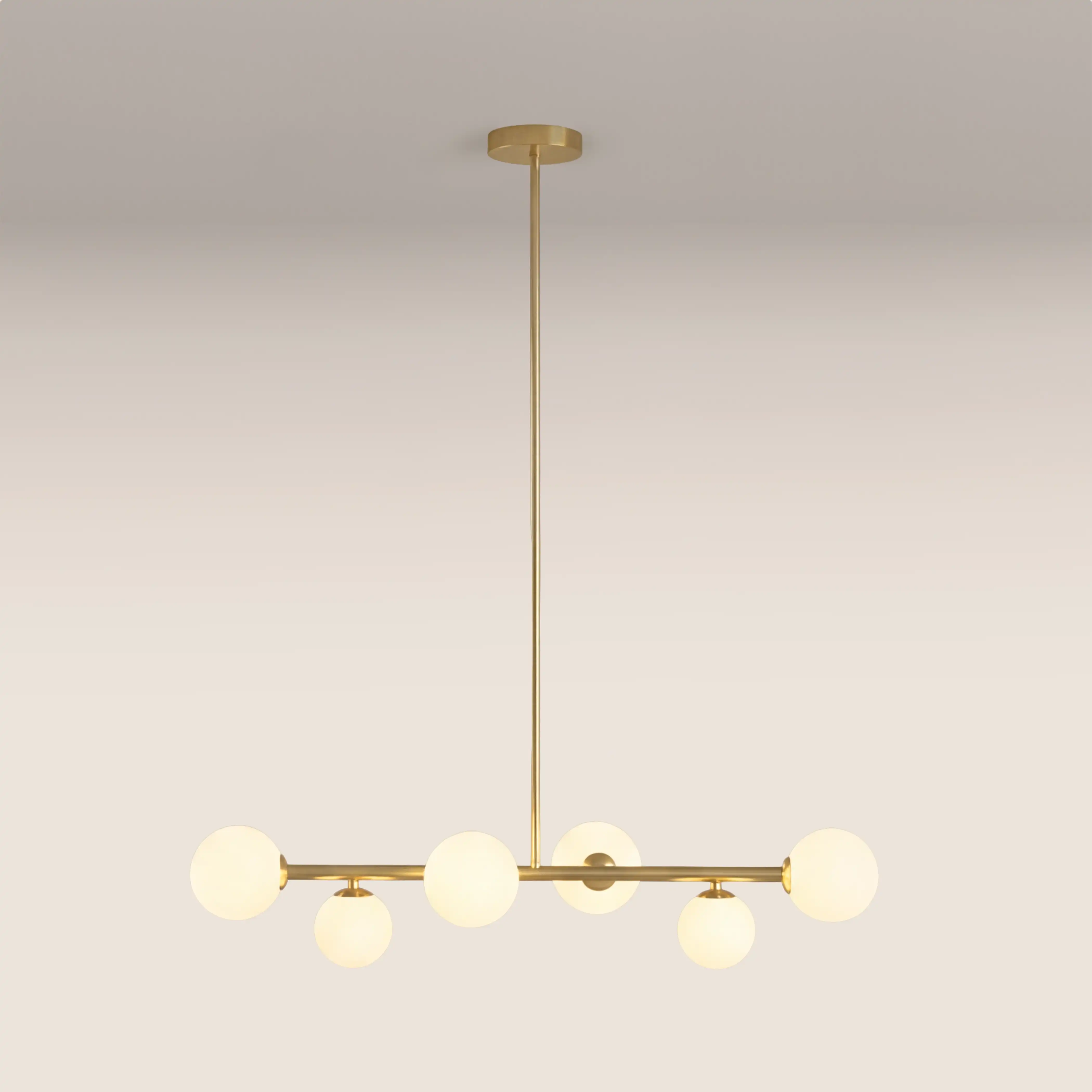 Margot Chandelier | Opal & Brass - Image 3