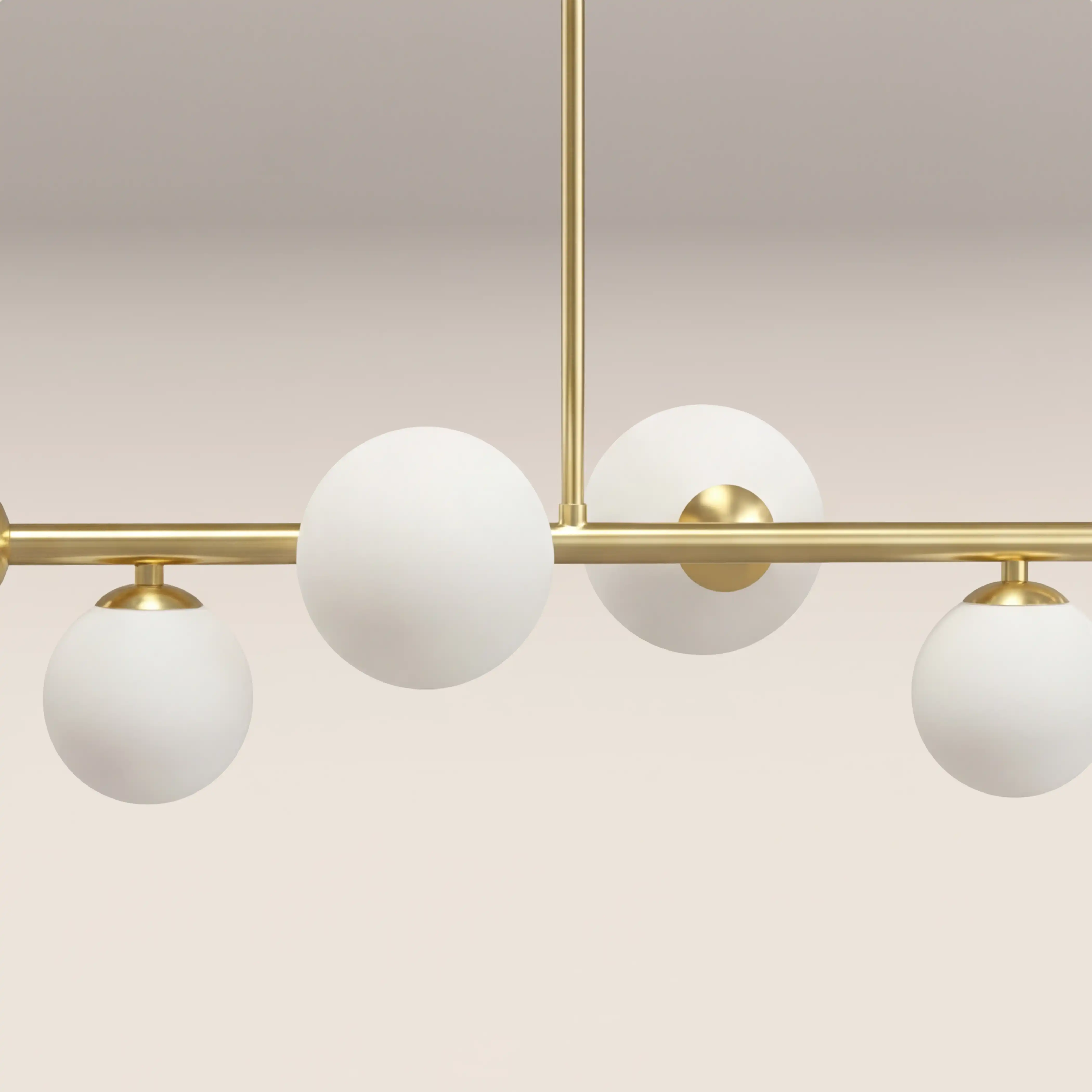 Margot Chandelier | Opal & Brass - Image 4