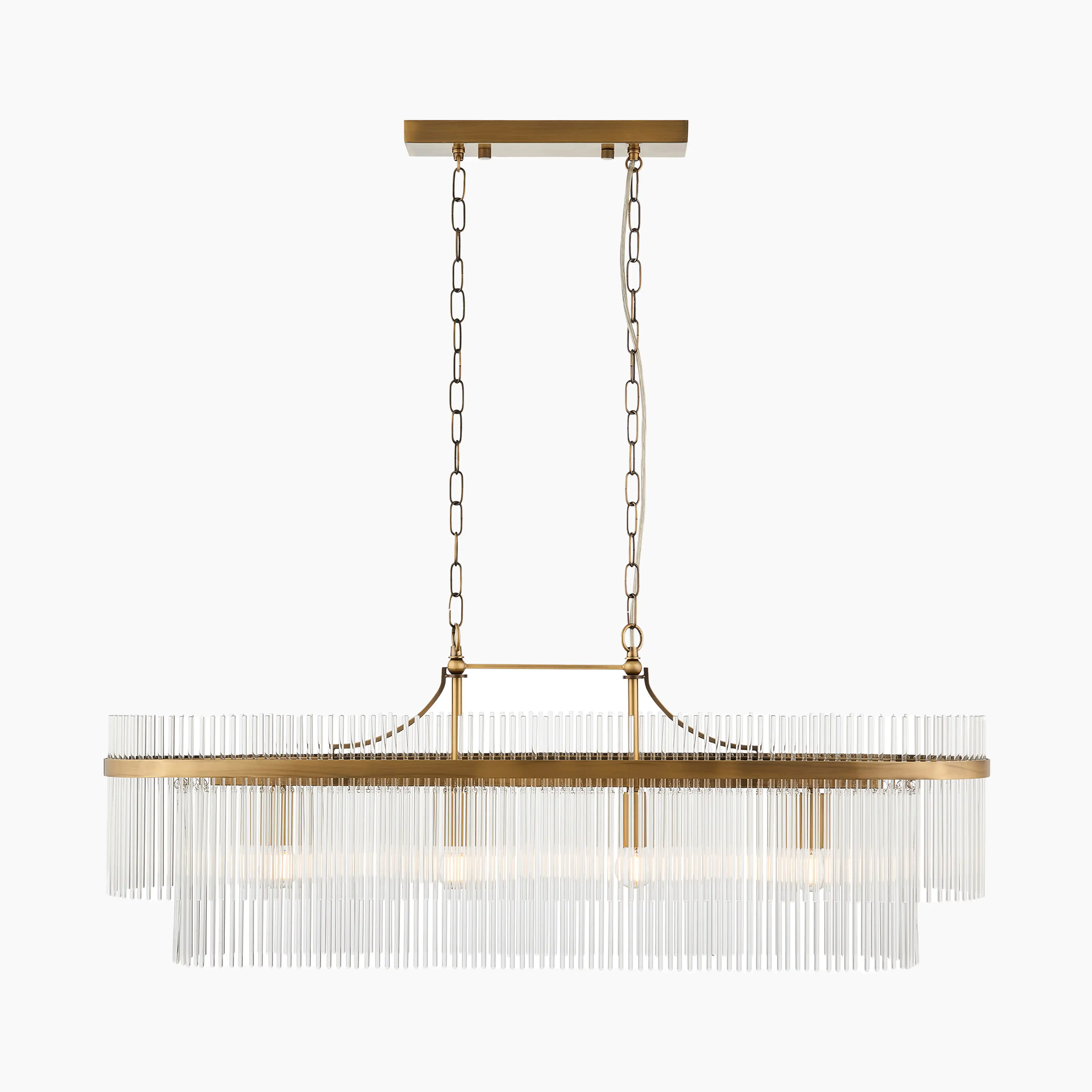 Marietta 4 Light Pendant Light | Brass - Image 2