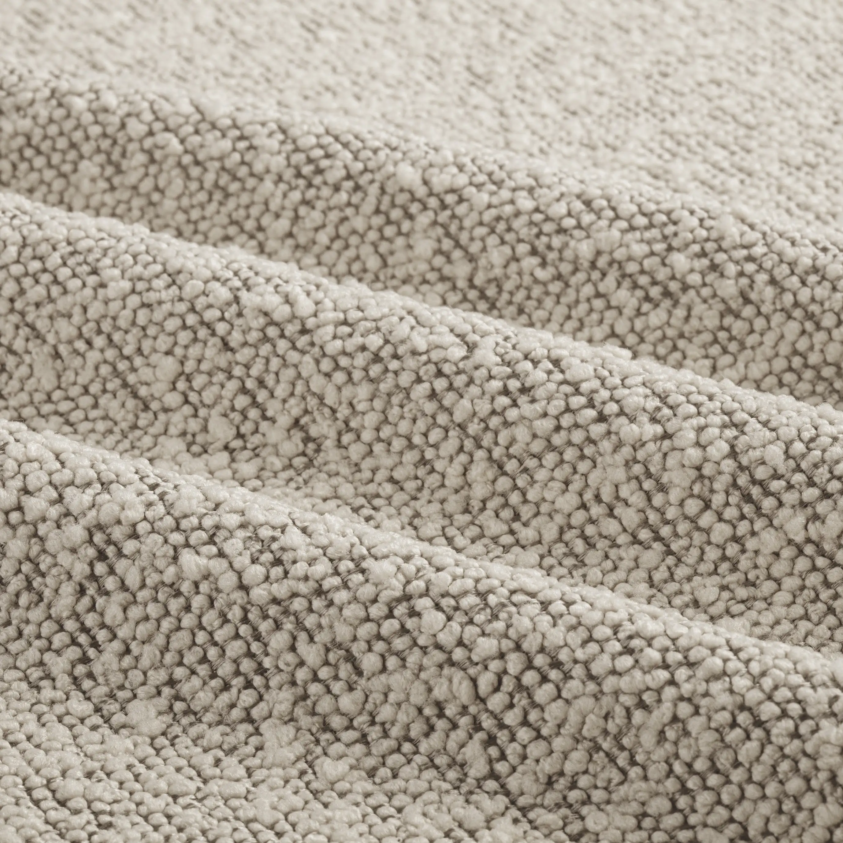Matteo Kitchen Stool with Backrest | Speckled Stone Sustainable Boucle - Image 3