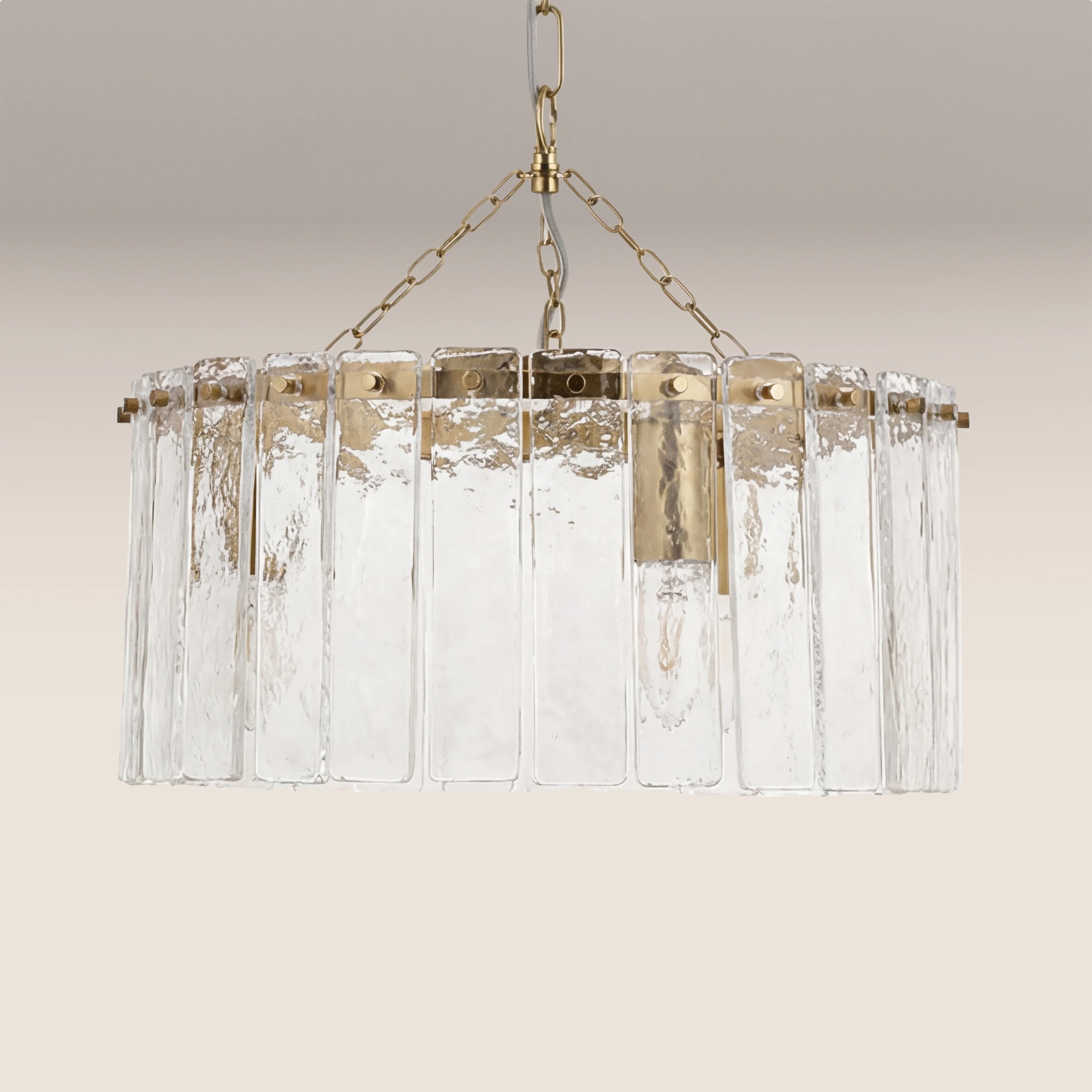 Melia 3 Light Pendant Light | Brass - Image 4