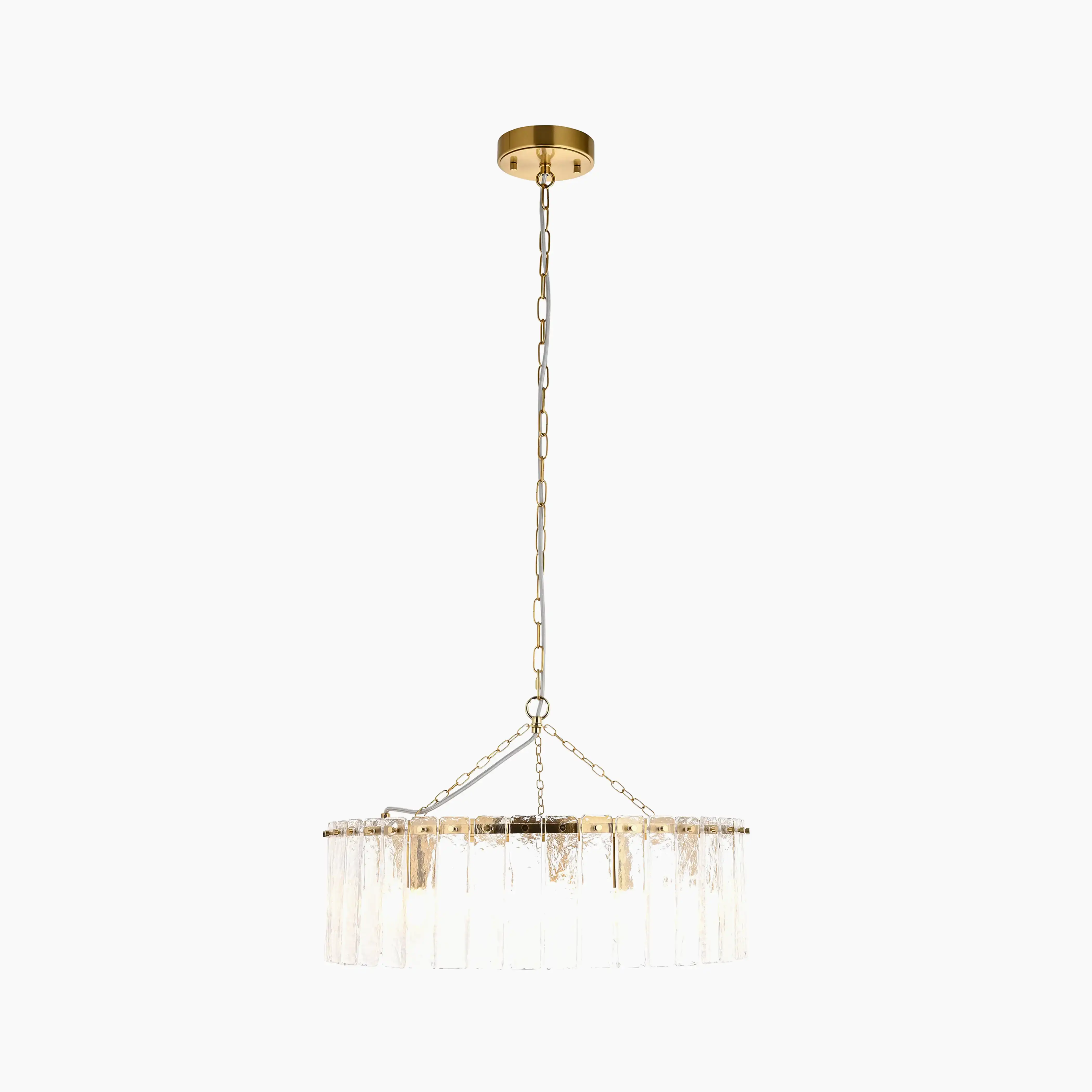 Melia 5 Light Pendant Light | Brass - Image 4
