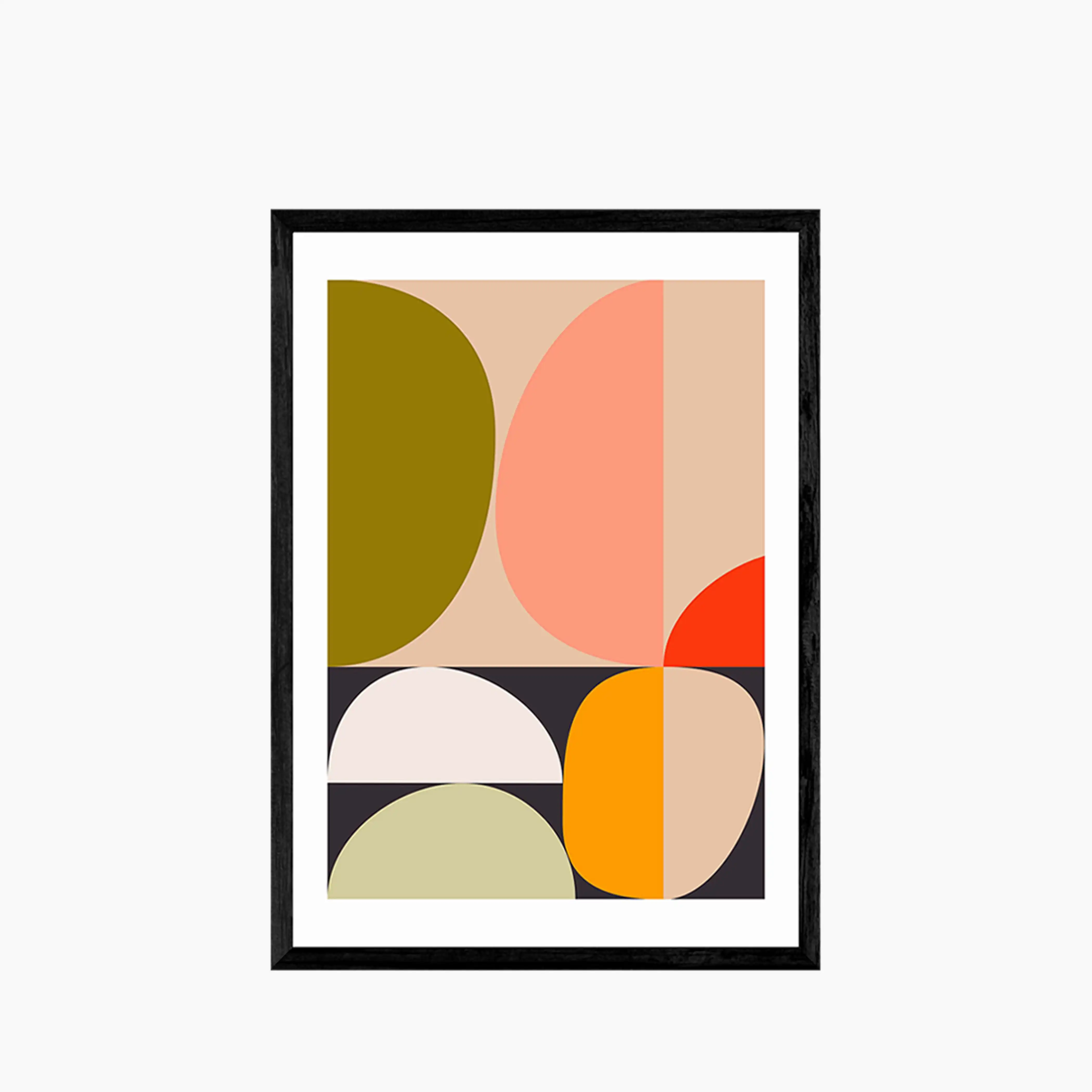 Mid Century By Halves Graphic Print - Image 2