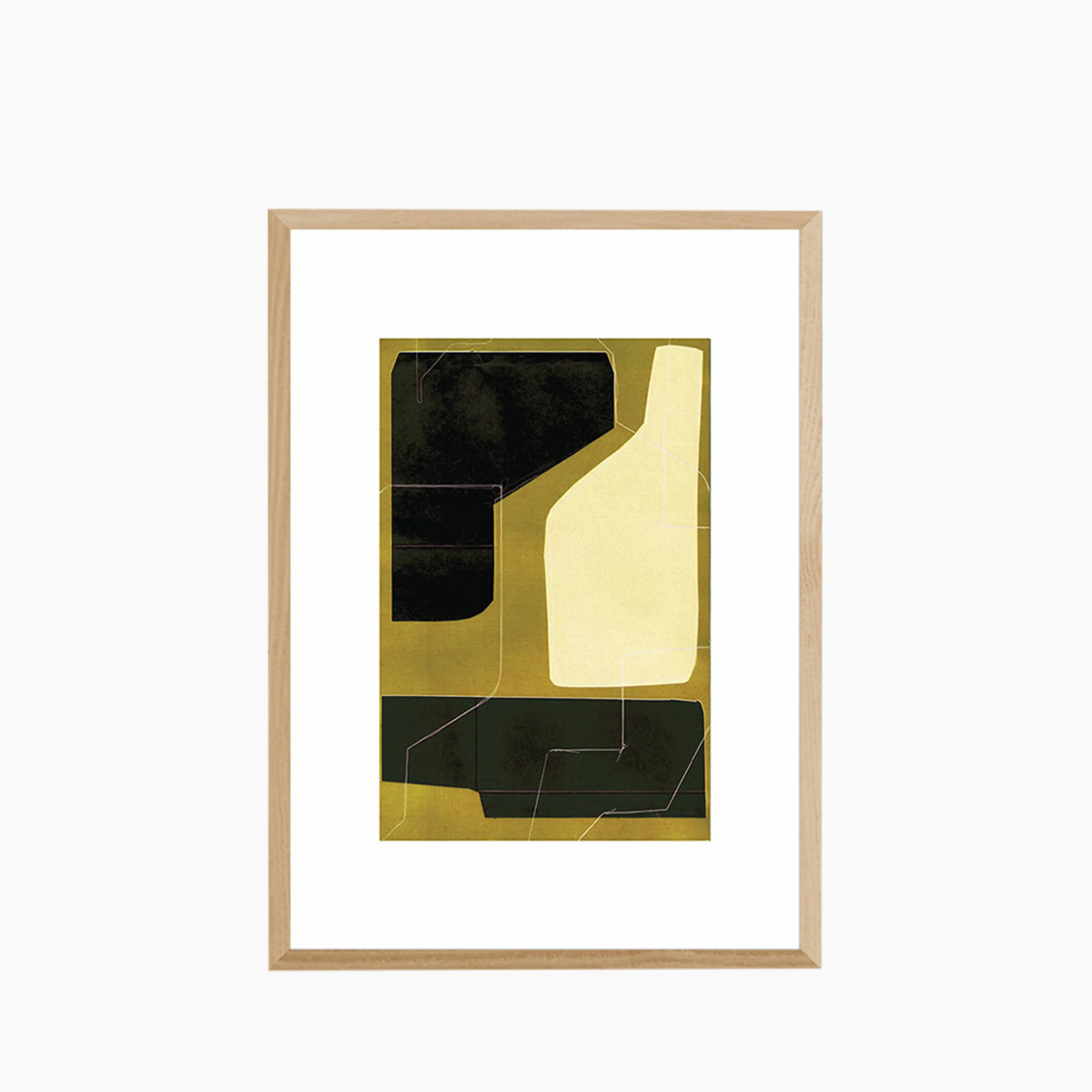 Mid Century Shapes I Abstract Print - Image 2