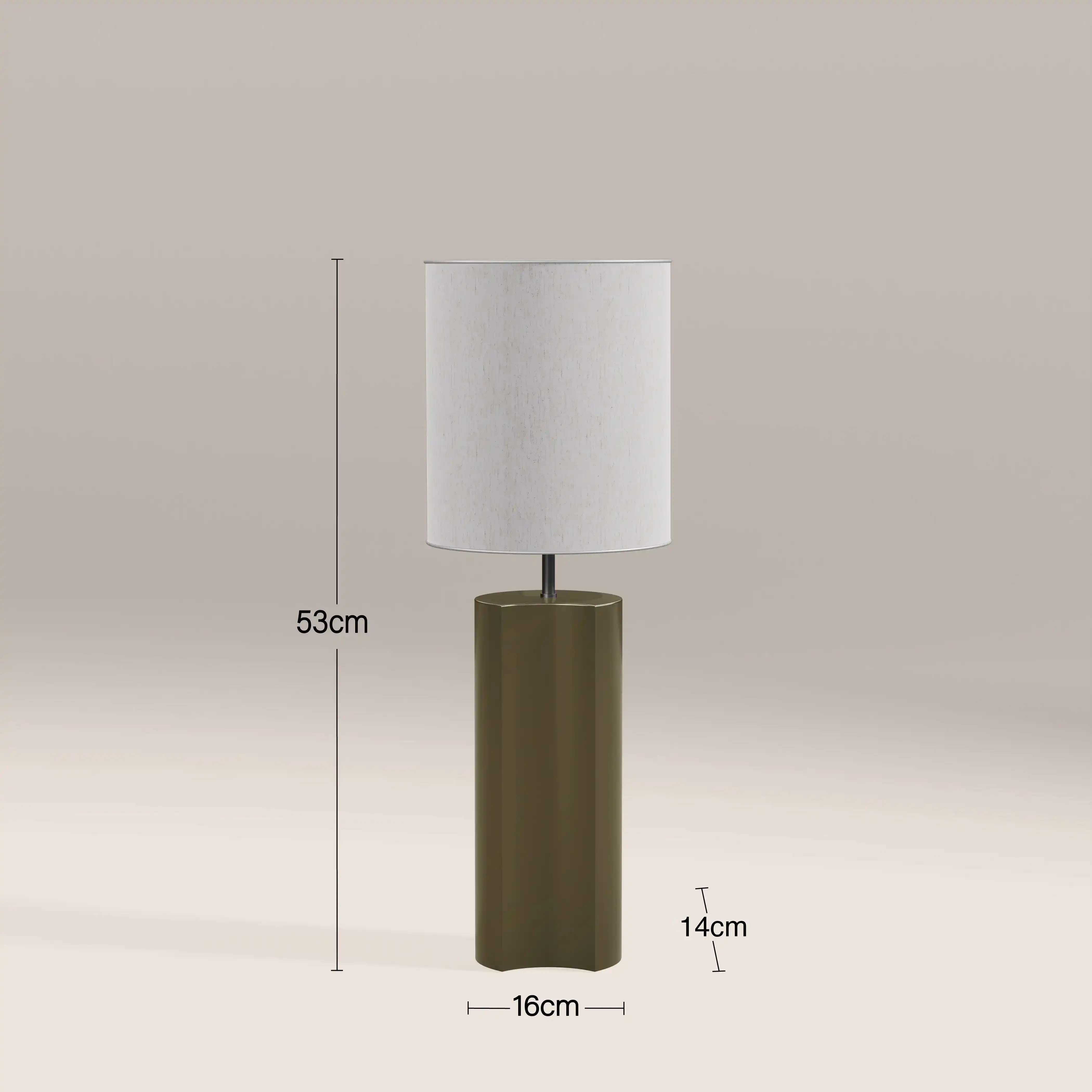 Milad Table Lamp | High Gloss Clay Green - Image 4