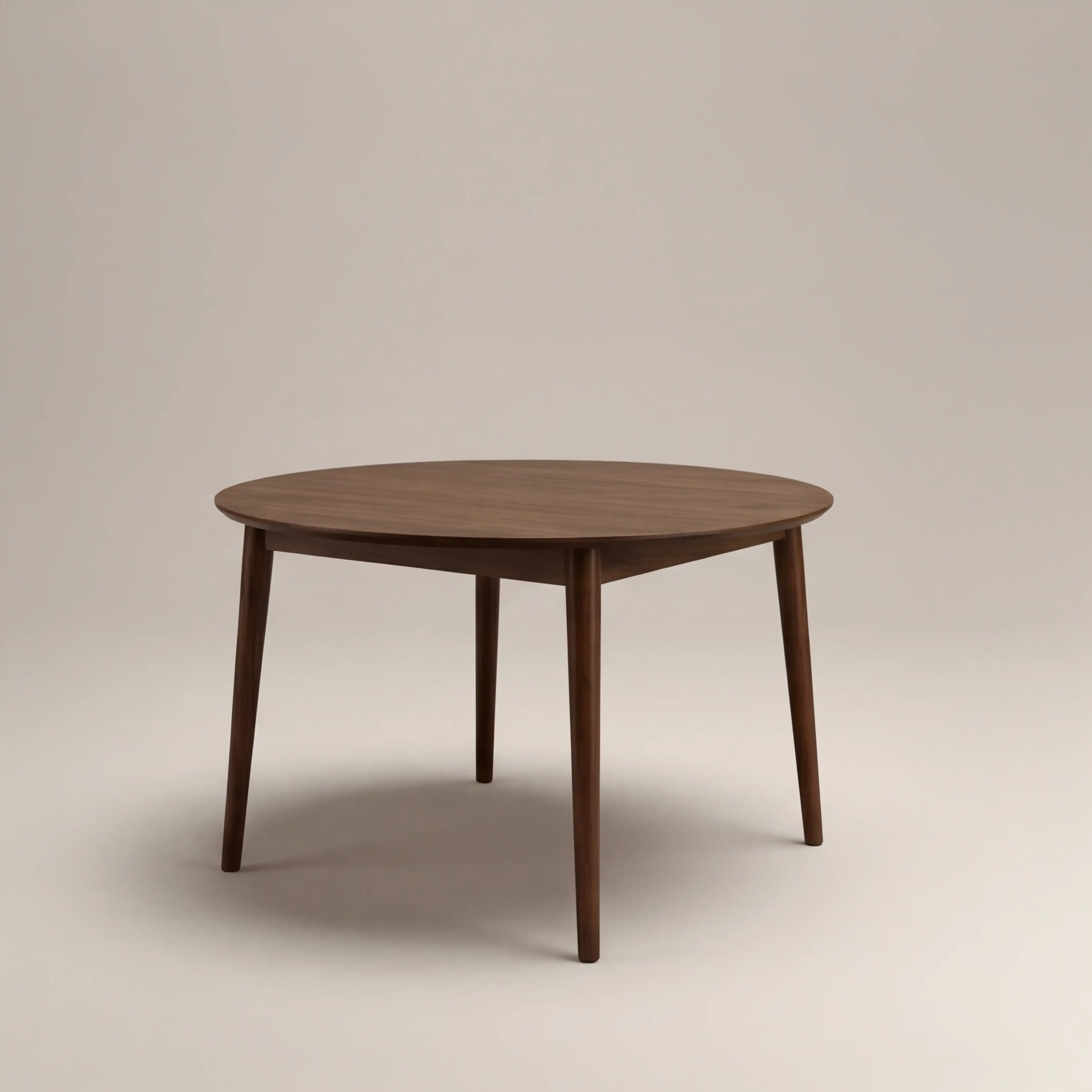 Montreux 4-6 Seat Round Wooden Extendable Dining Table | Walnut - Image 3