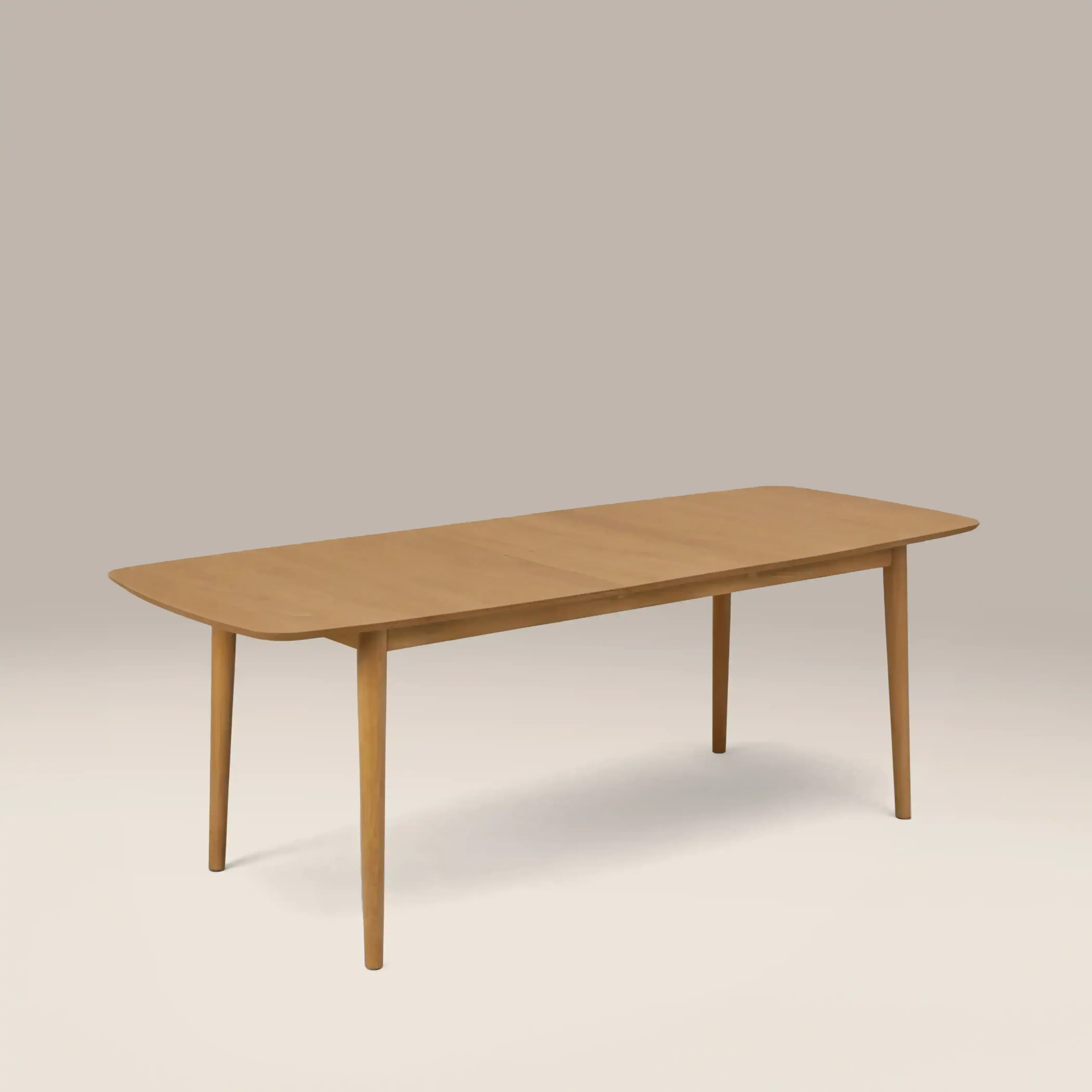 Montreux 6-8 Seat Rectangle Wooden Extendable Dining Table | Oak - Image 4