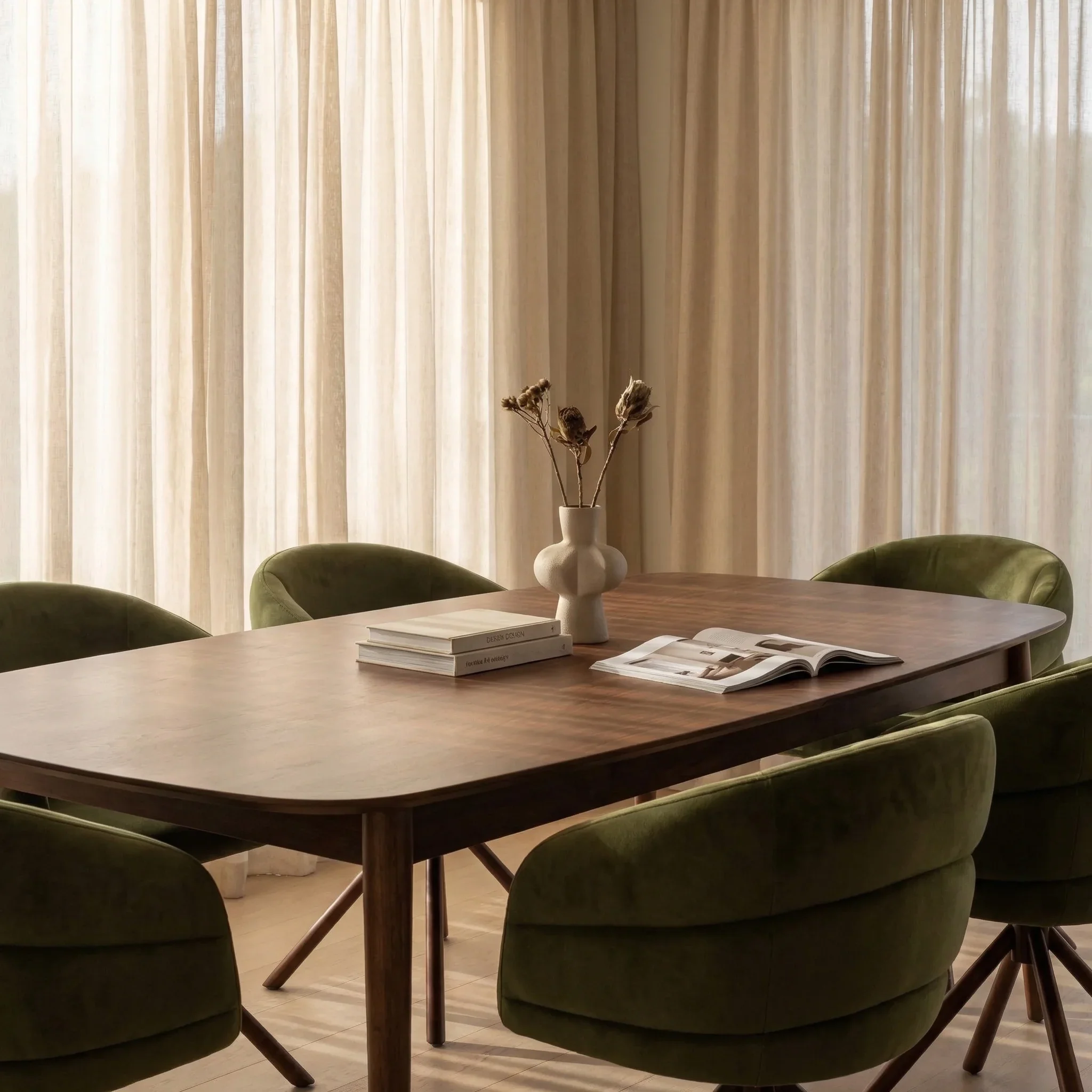Montreux 6-8 Seat Rectangle Wooden Extendable Dining Table | Walnut
