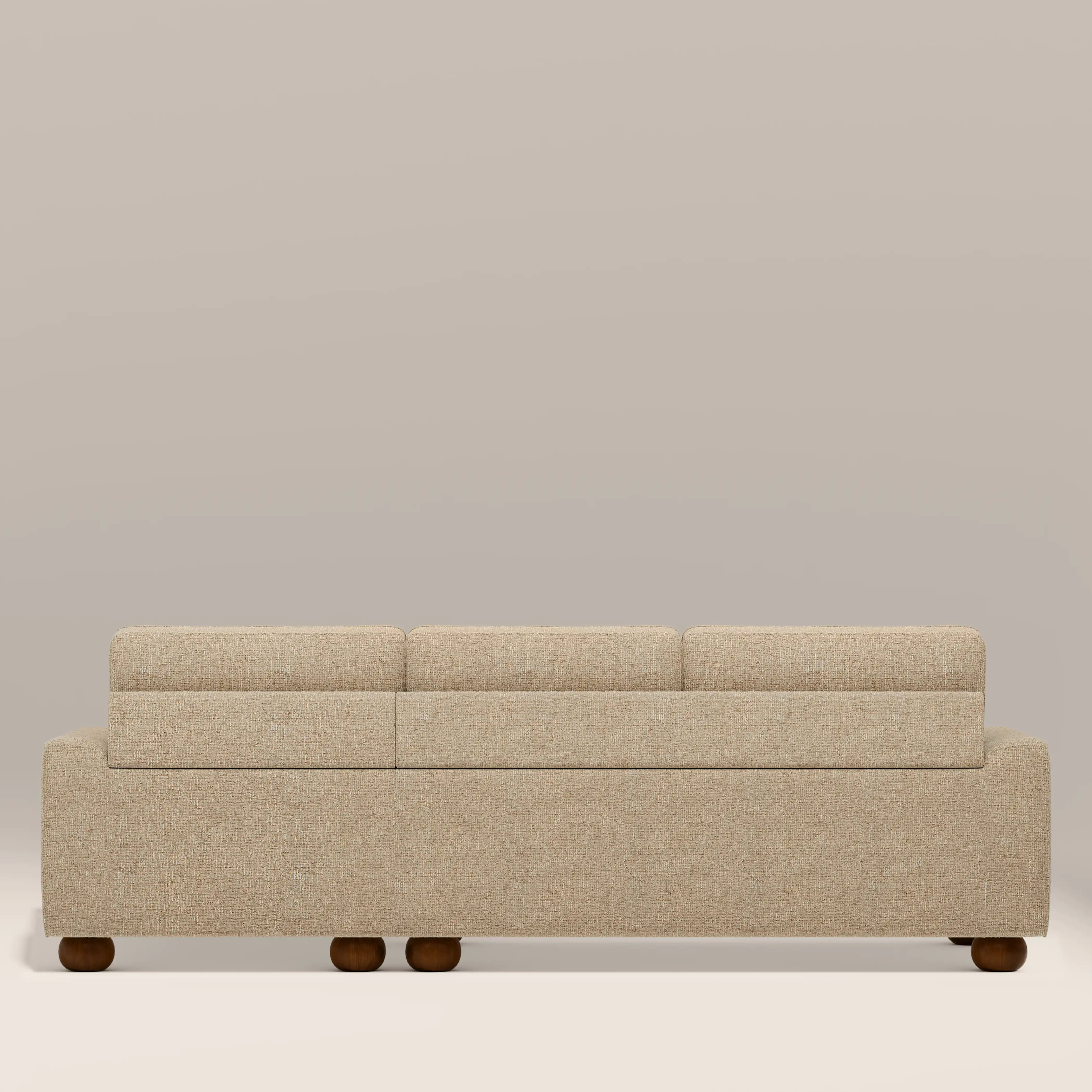 Nola Right Hand Chaise Sofa | Speckled Latte Boucle - Image 6