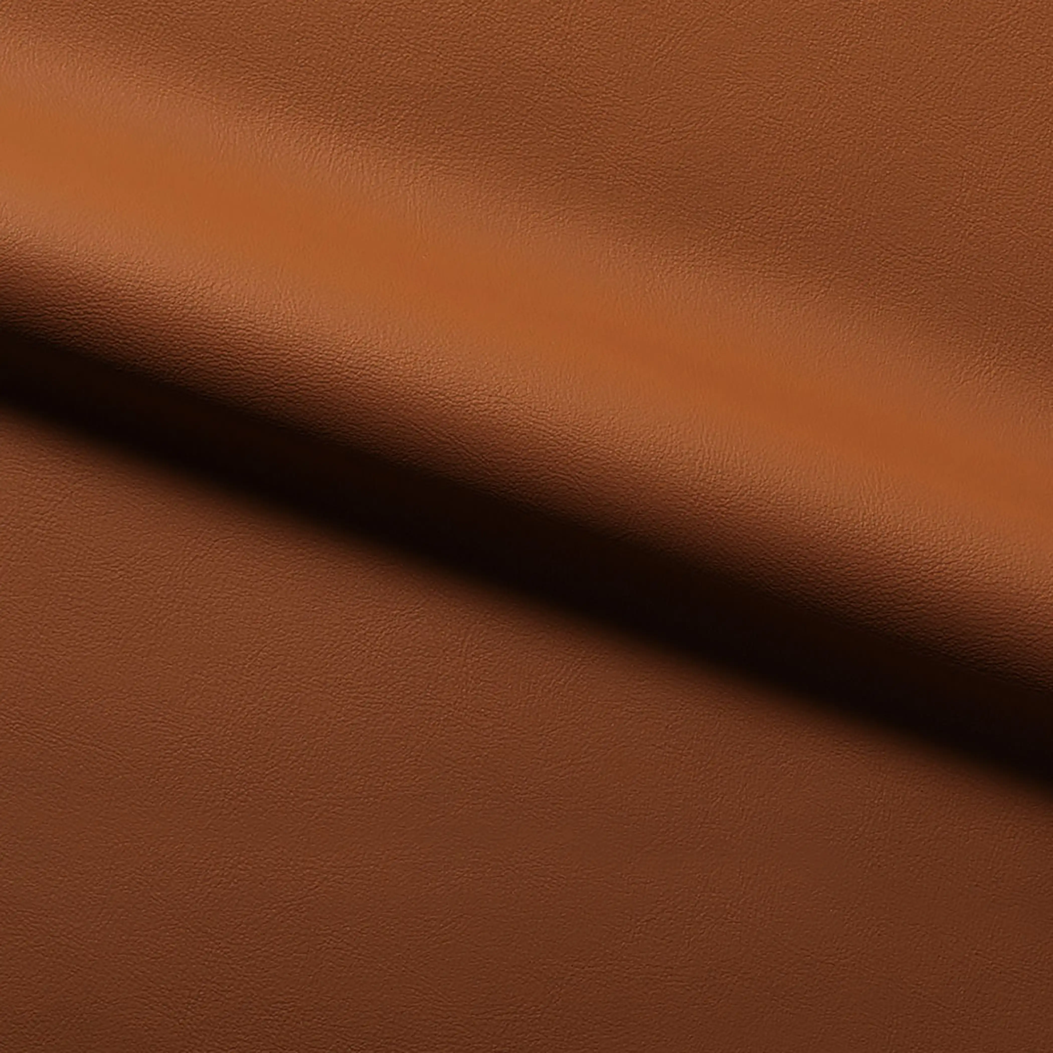 Lola Accent Chair | Tuscan Tan Faux Leather & Dark Walnut - Image 3