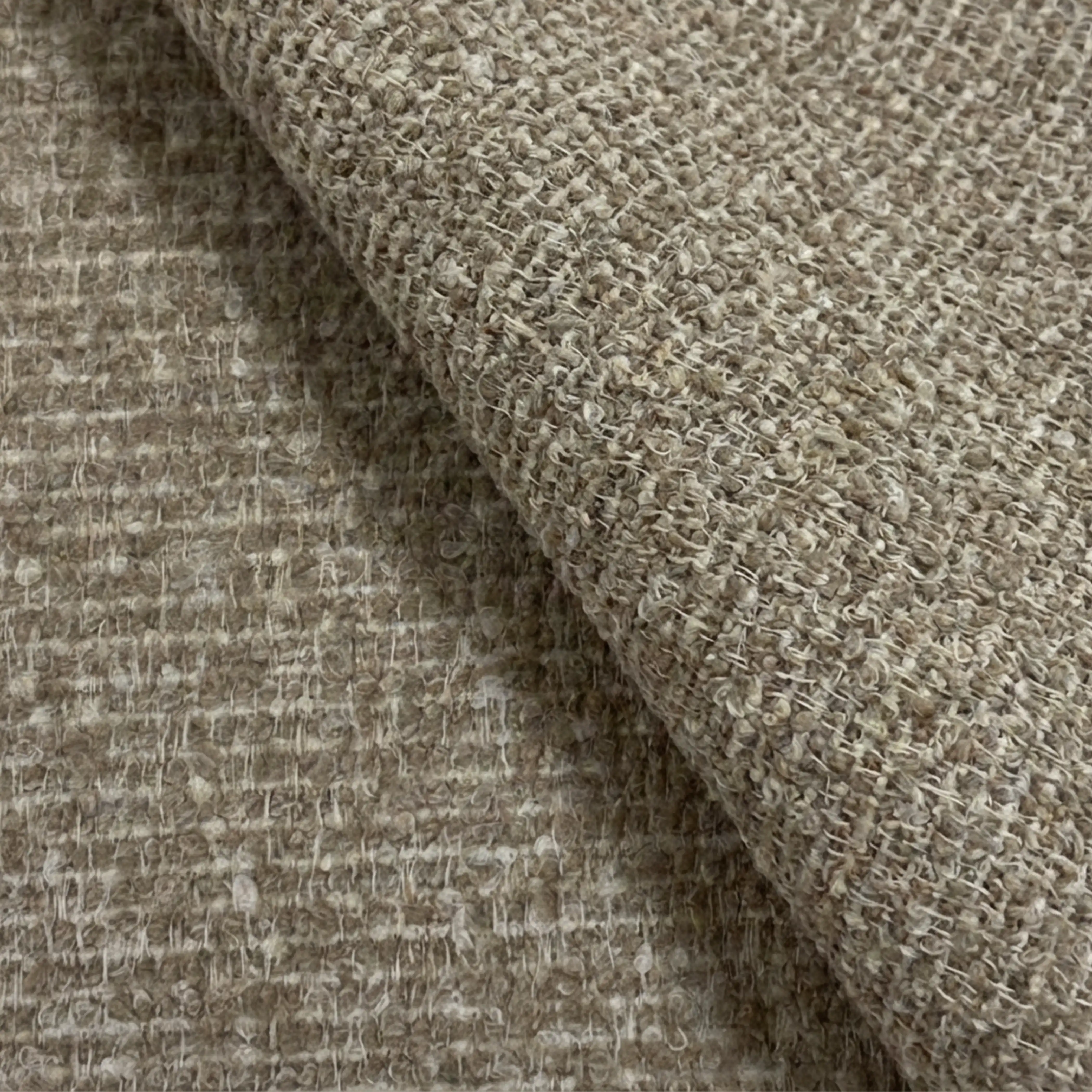 Odessa Garden Bistro Lounge Set | Natural Boucle & Taupe - Image 3