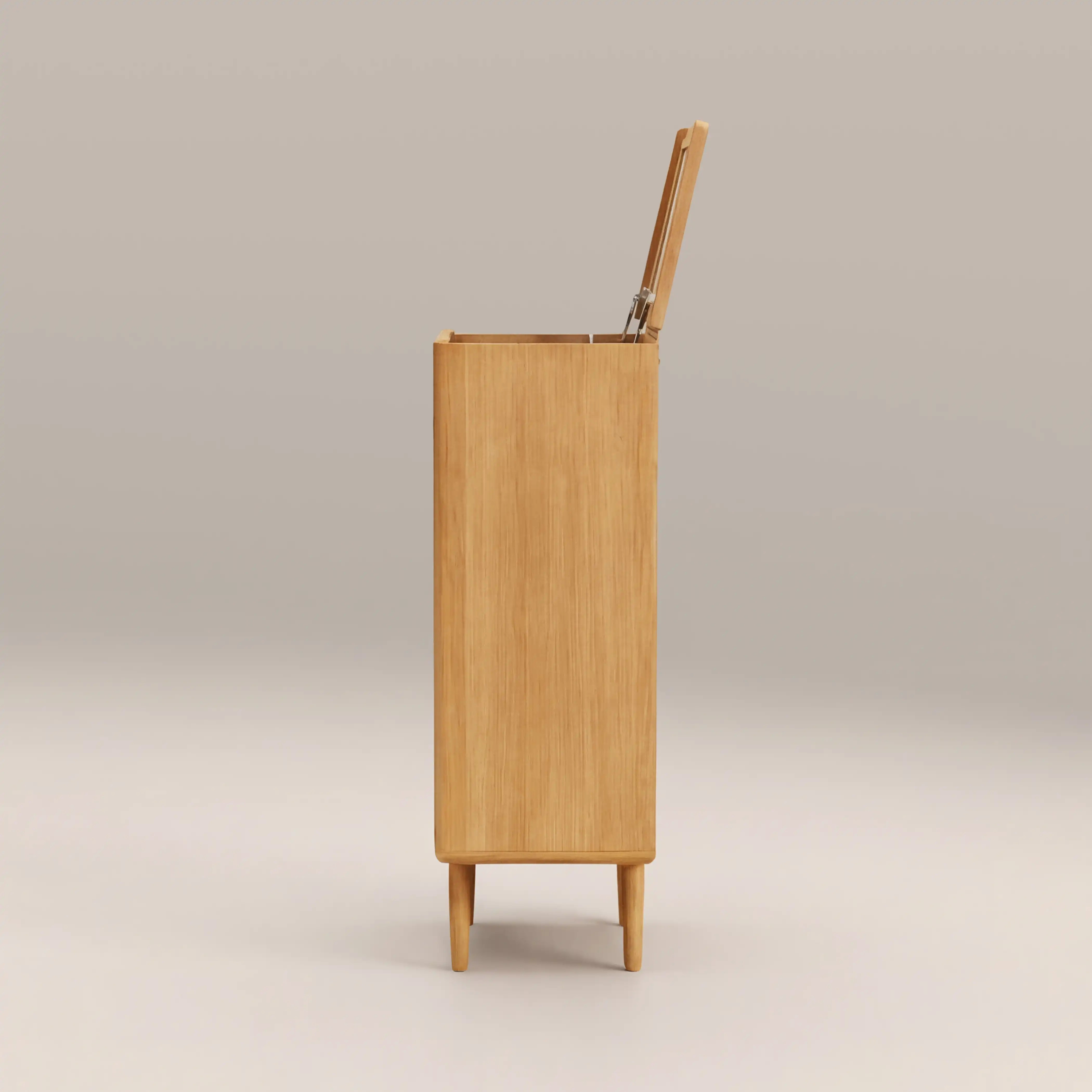 Percy 5 Drawer Tall Chest of Drawers | Oak - Image 6