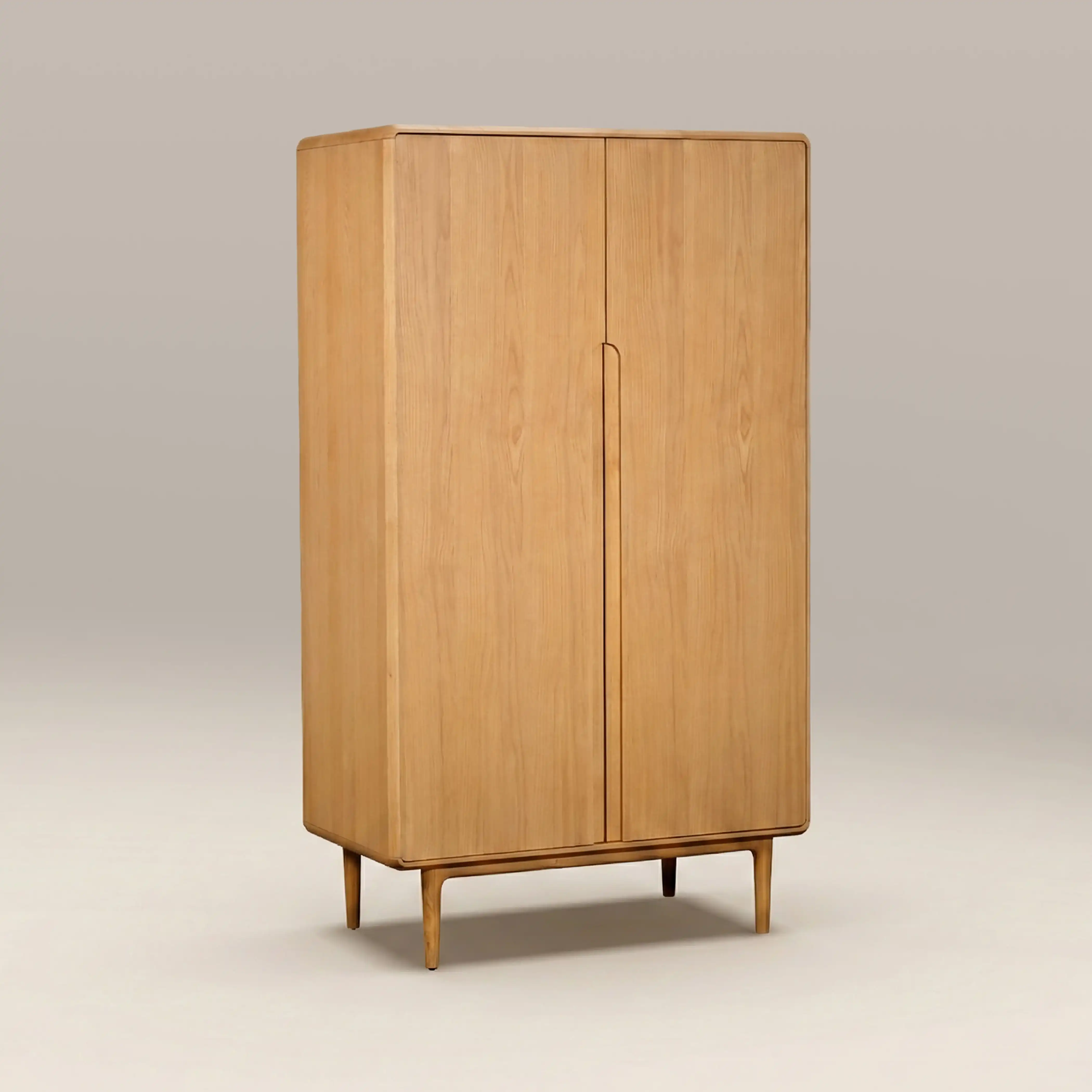 Percy Wooden Double Wardrobe | Oak - Image 3