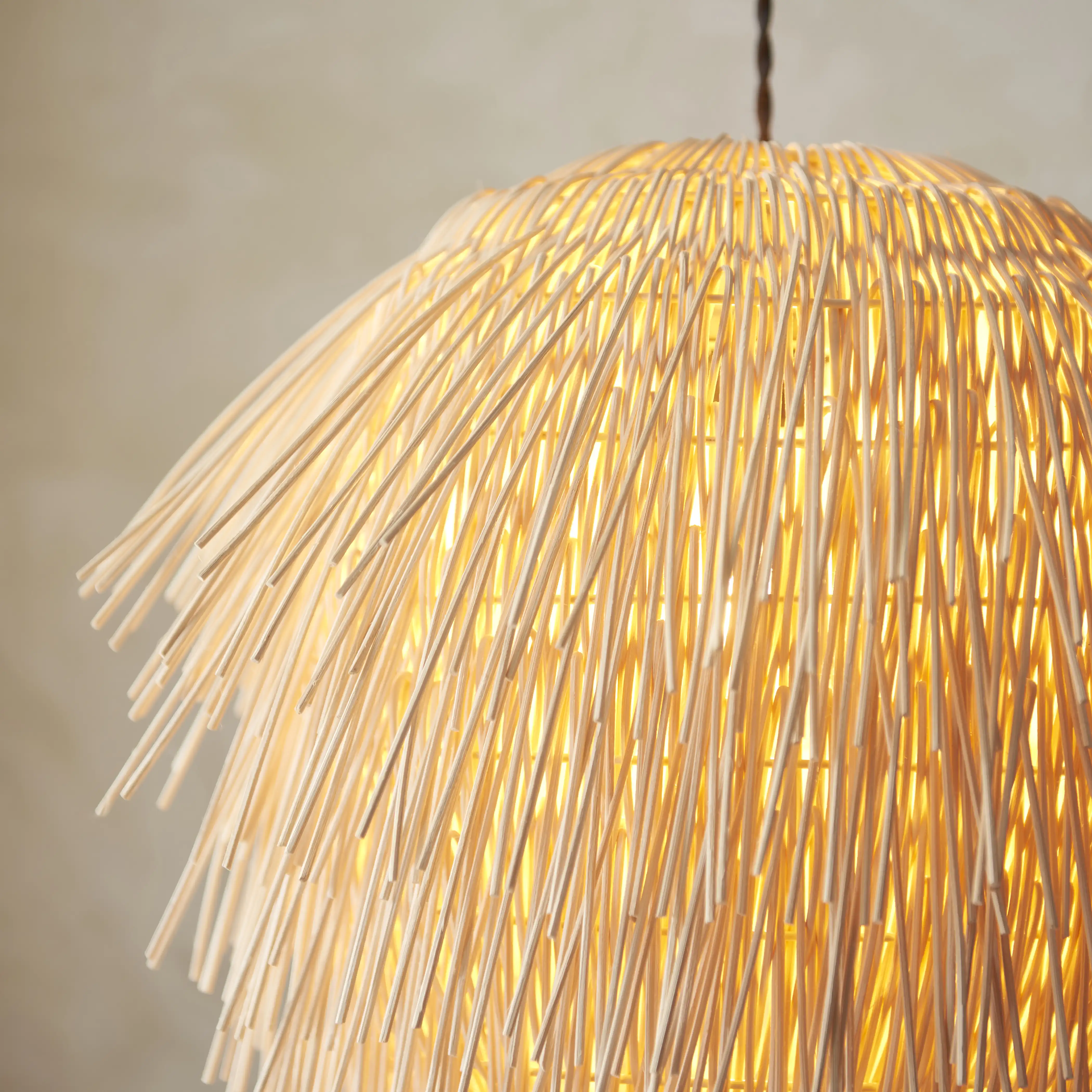 Pushpa Ceiling Shade | Rattan - Image 3