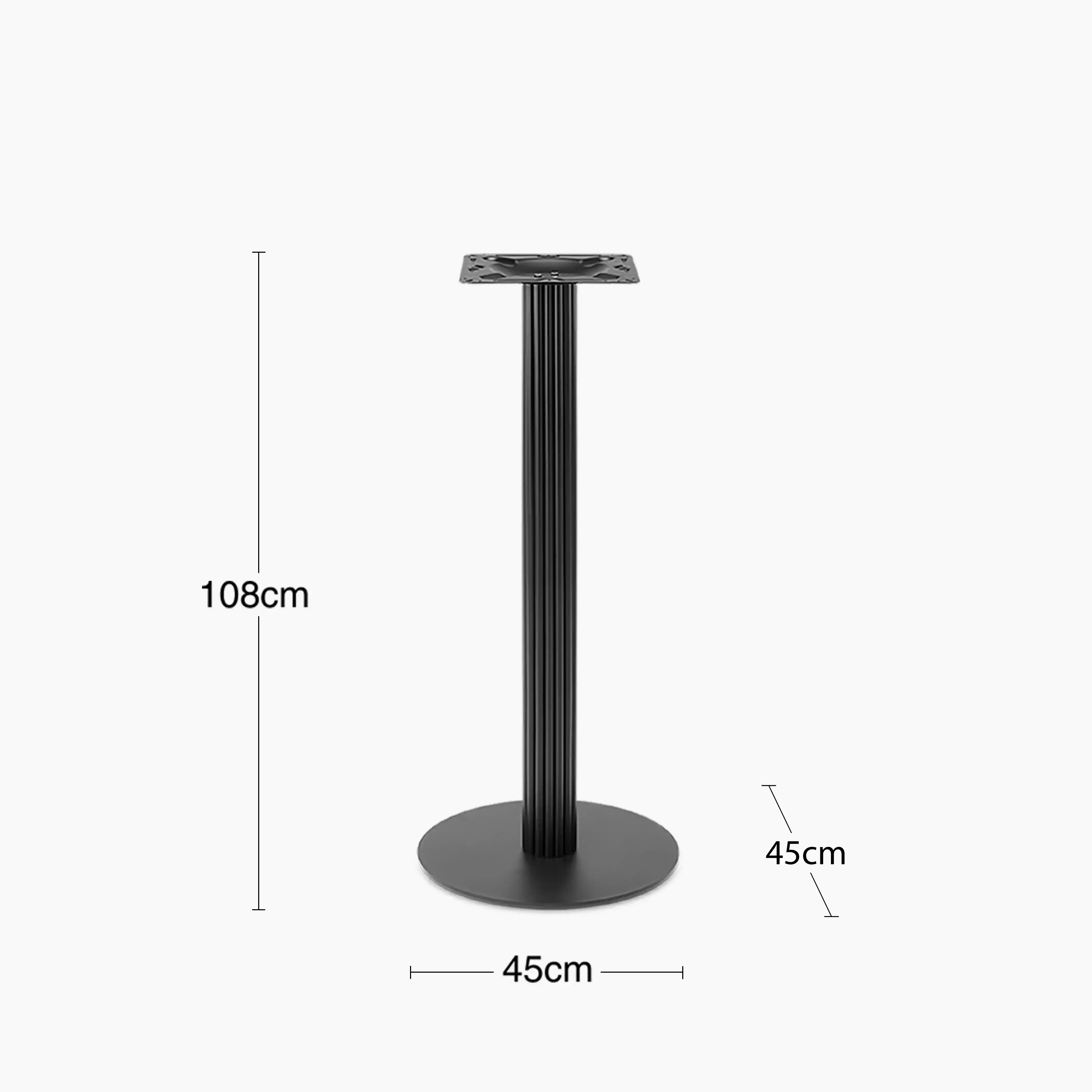 Rafferty Bar Table Base | Black - Image 4