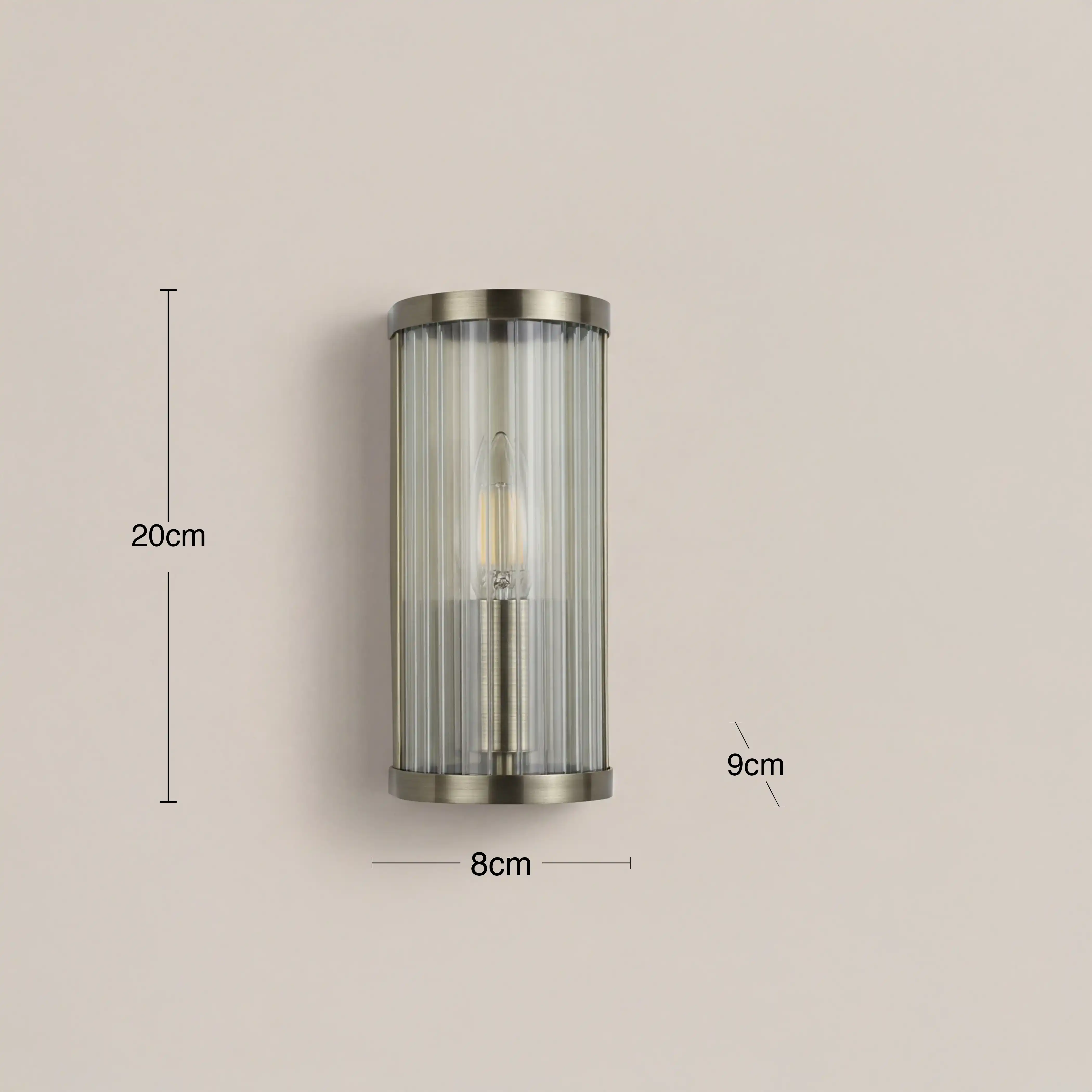Ridgeton Wall Light | Brass - Image 6