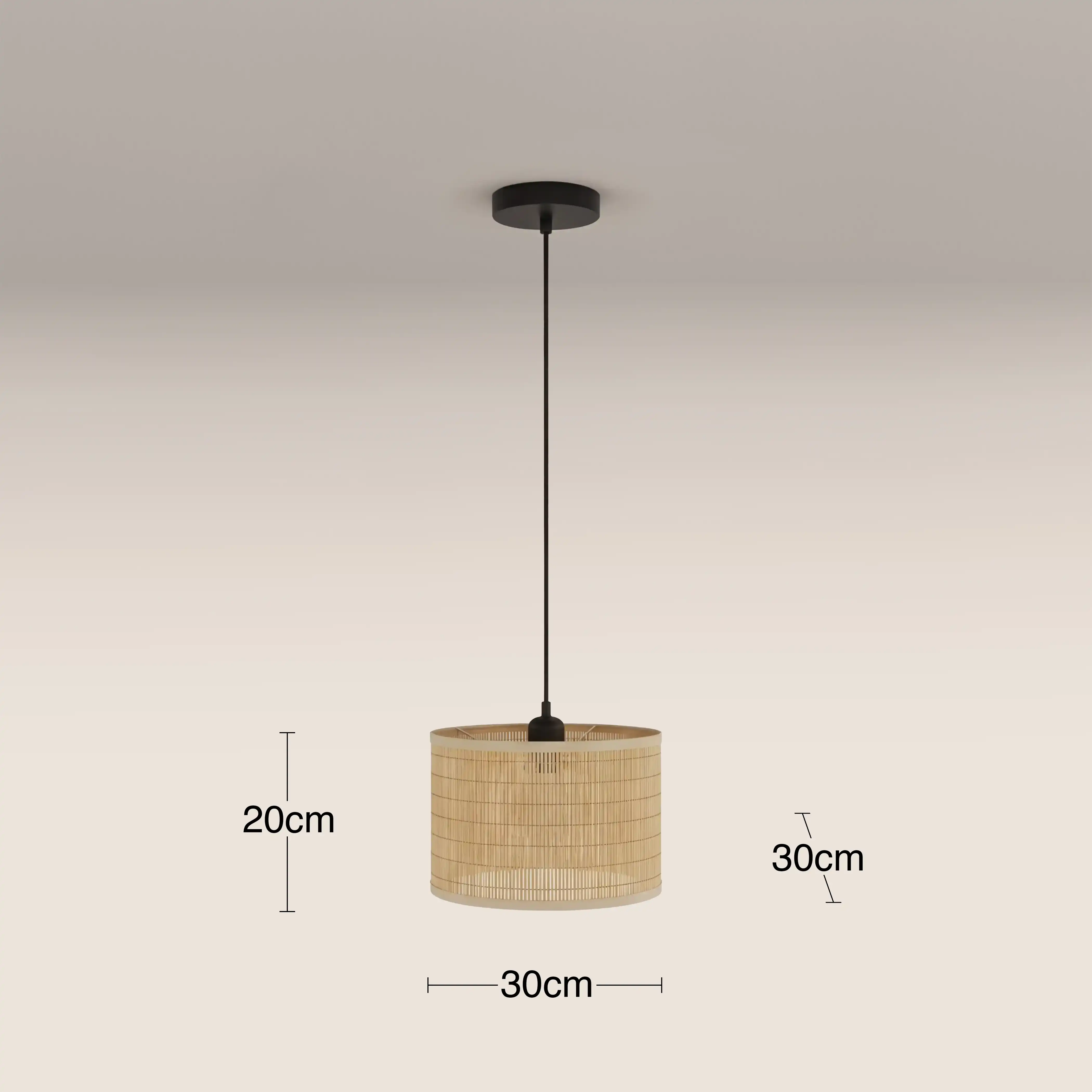 Rini Ceiling Shade | Bamboo - Image 5